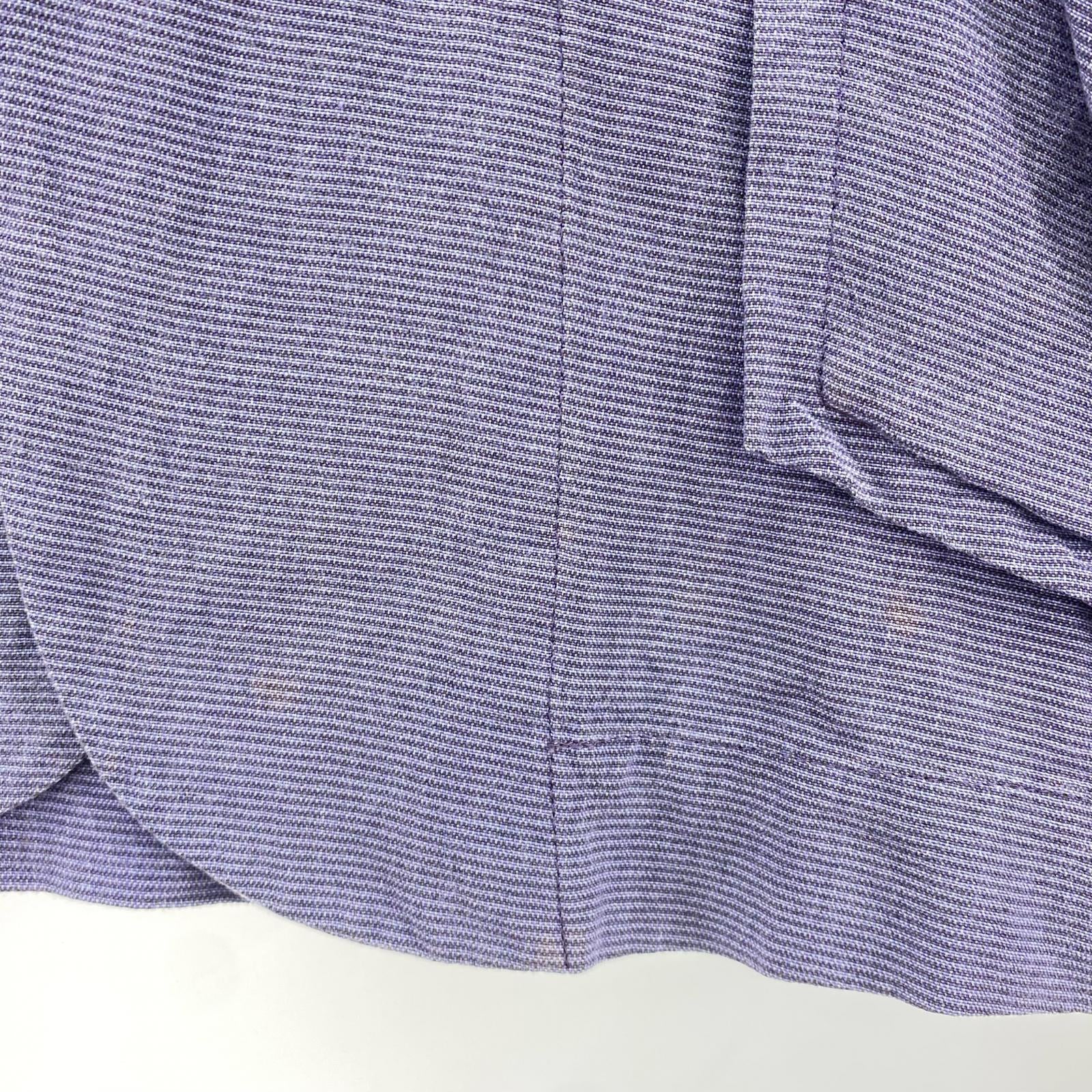 ジャケット Yohji Yamamoto POUR HOMME 96SS 花と少年期 レーヨンシャツジャケット M パープル M パープル