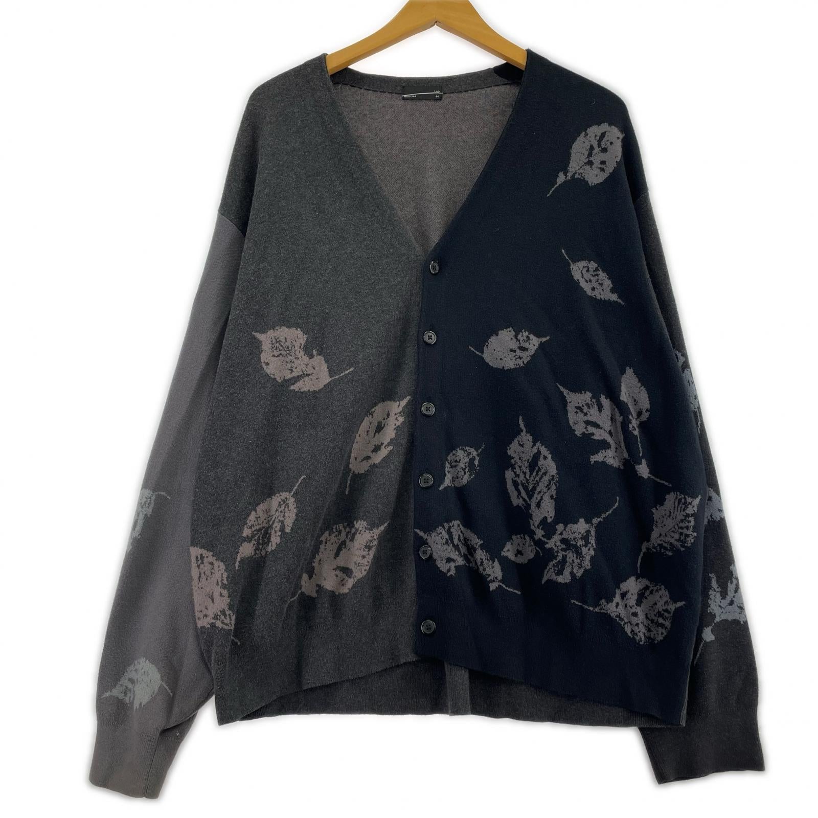 カーディガン COTTON WJQ KNIT CARDIGAN グレー