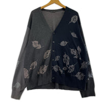 カーディガン COTTON WJQ KNIT CARDIGAN グレー