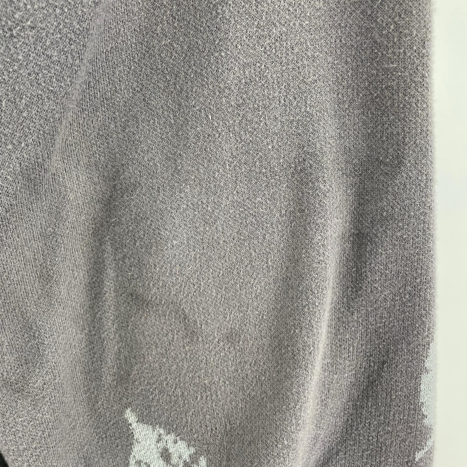 カーディガン COTTON WJQ KNIT CARDIGAN グレー