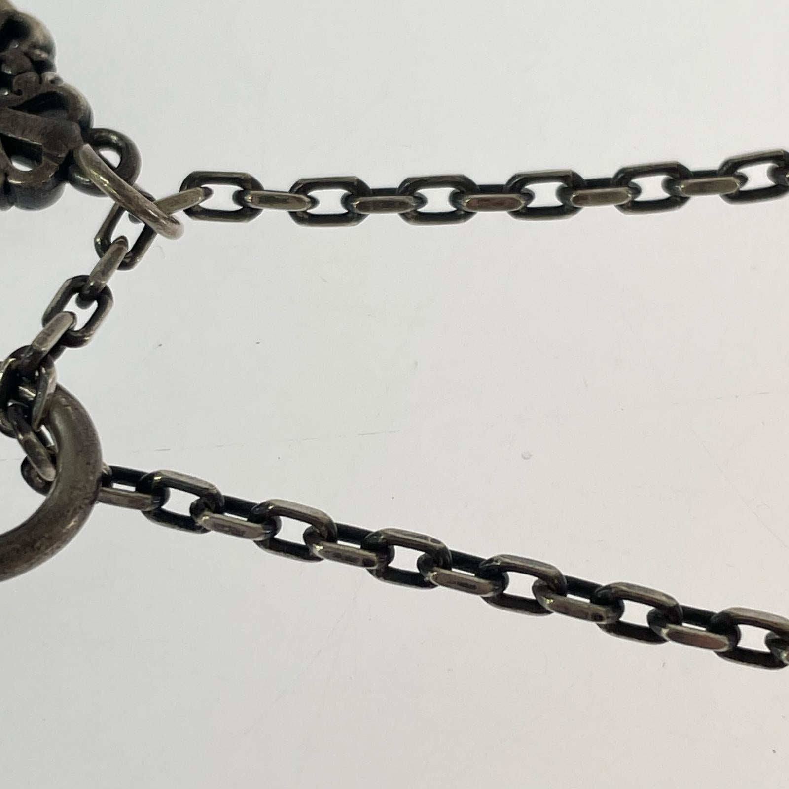 ネックレス shamballa dorje key＆dorge lock SV925