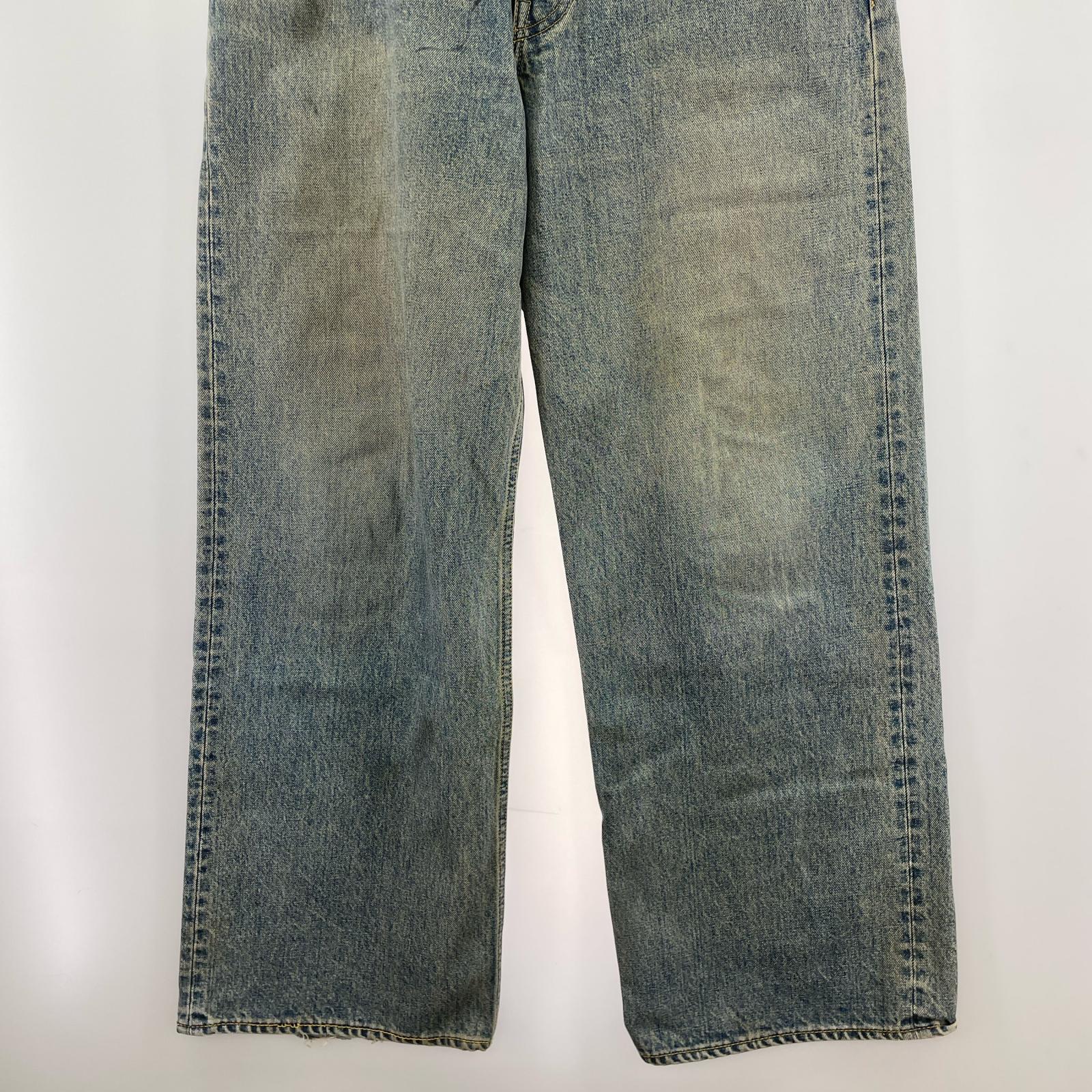 デニムパンツ FOLL metal overdye wardrobe jeans 5p W33 2 ブルー