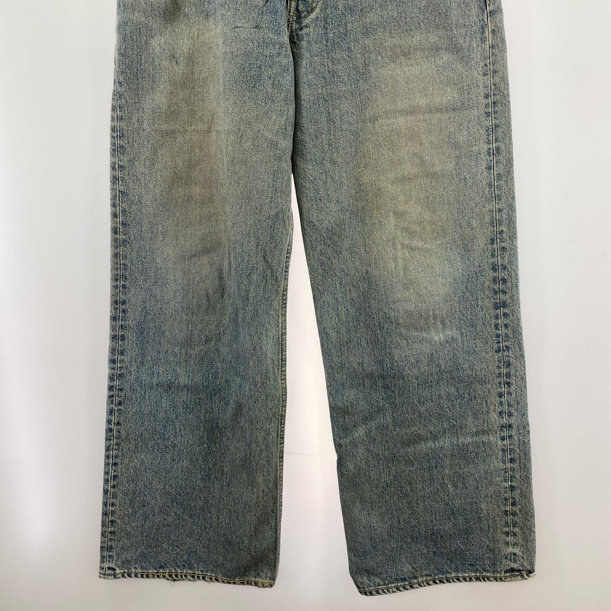 デニムパンツ FOLL metal overdye wardrobe jeans 5p W33 2 ブルー