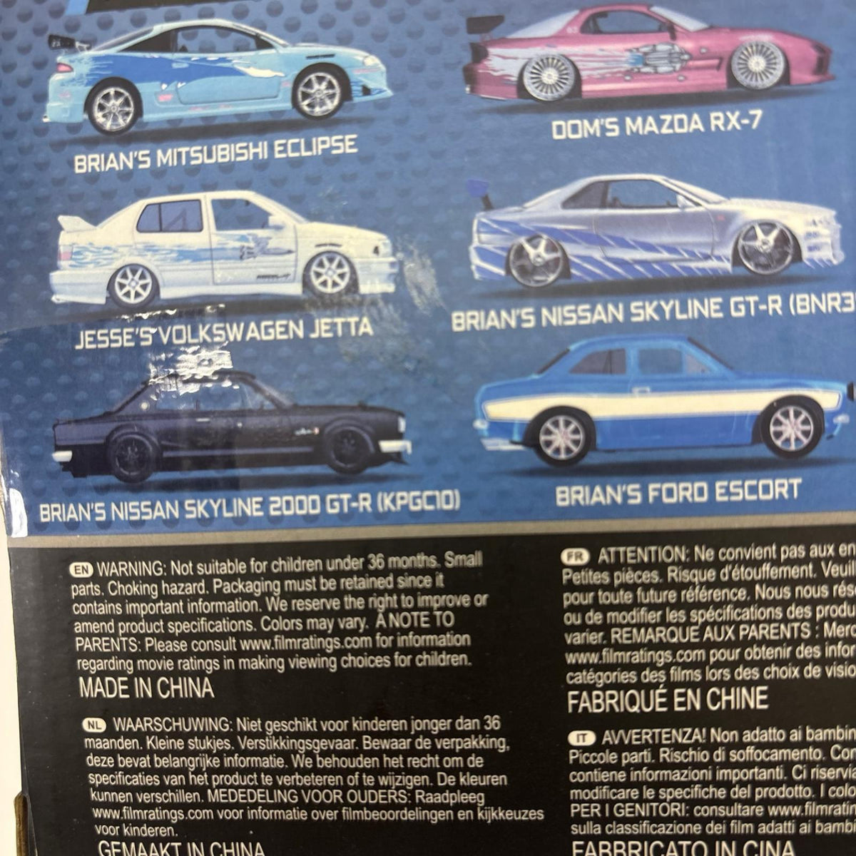 1/24 fast&furious 1／24スケールカー スケールカー