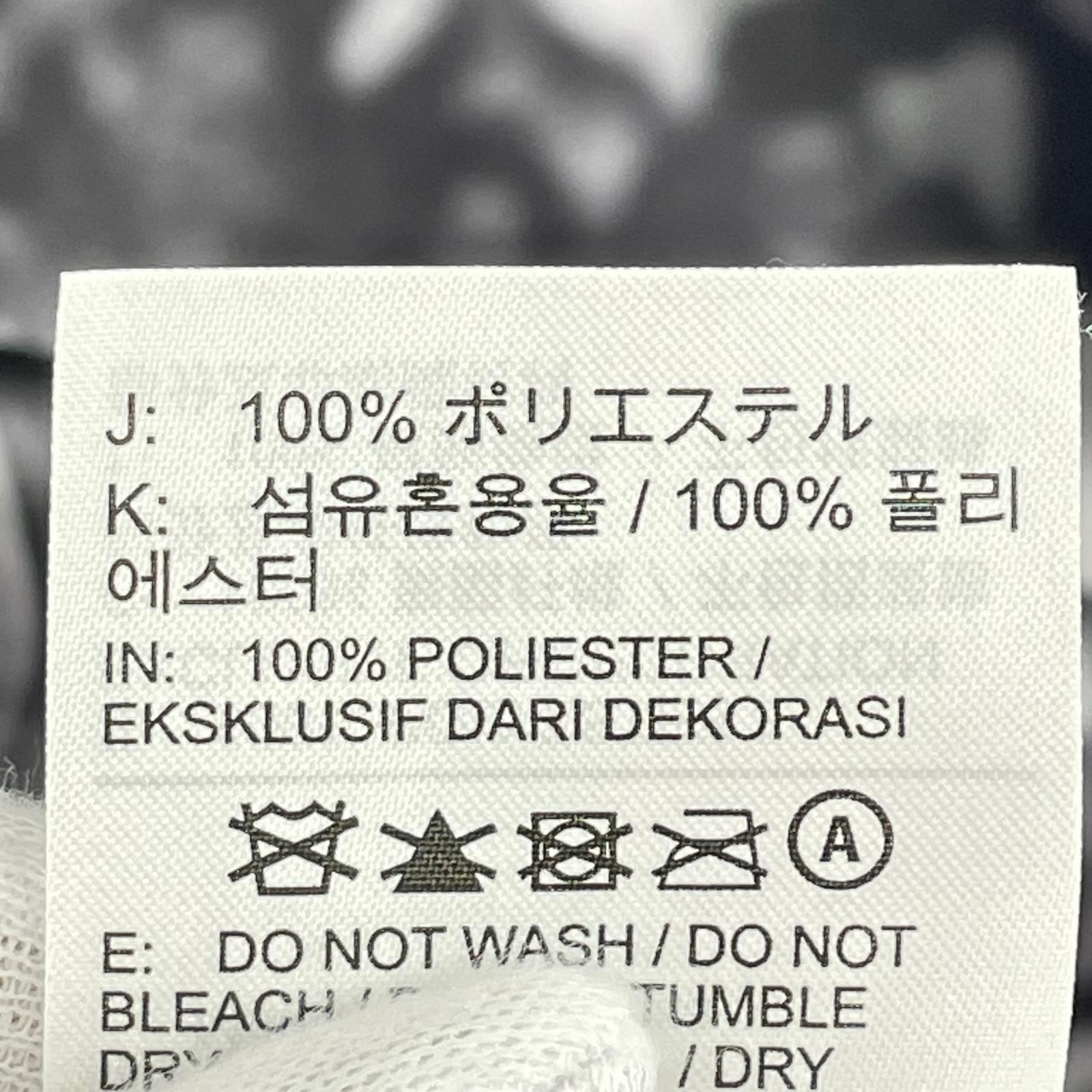 半袖シャツ 総柄 (L)黒 L ブラック