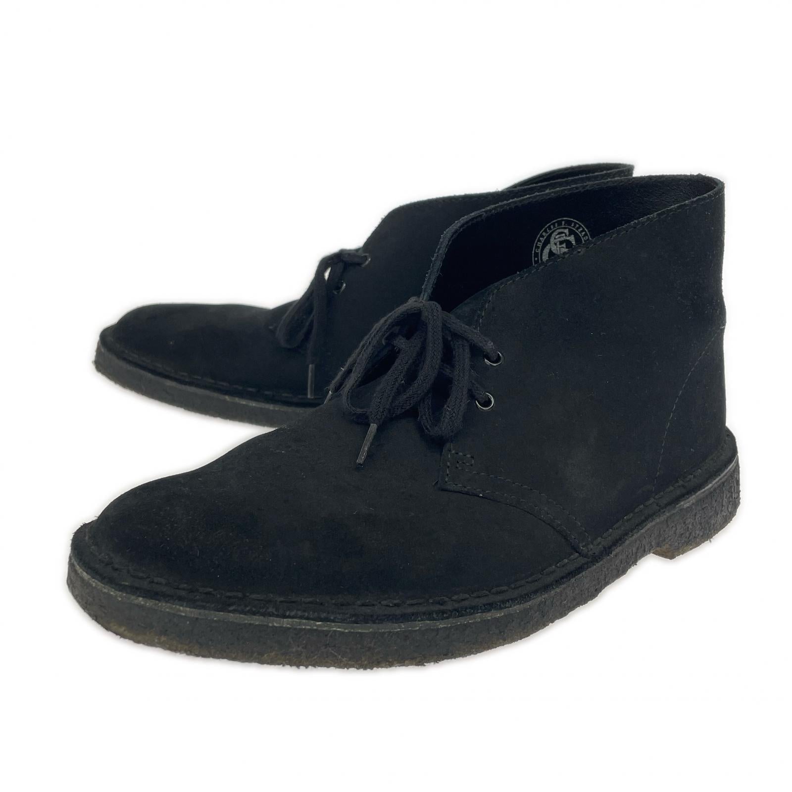 ブーツ Clarks Originals スエード デザートブーツ ブラック ブラック