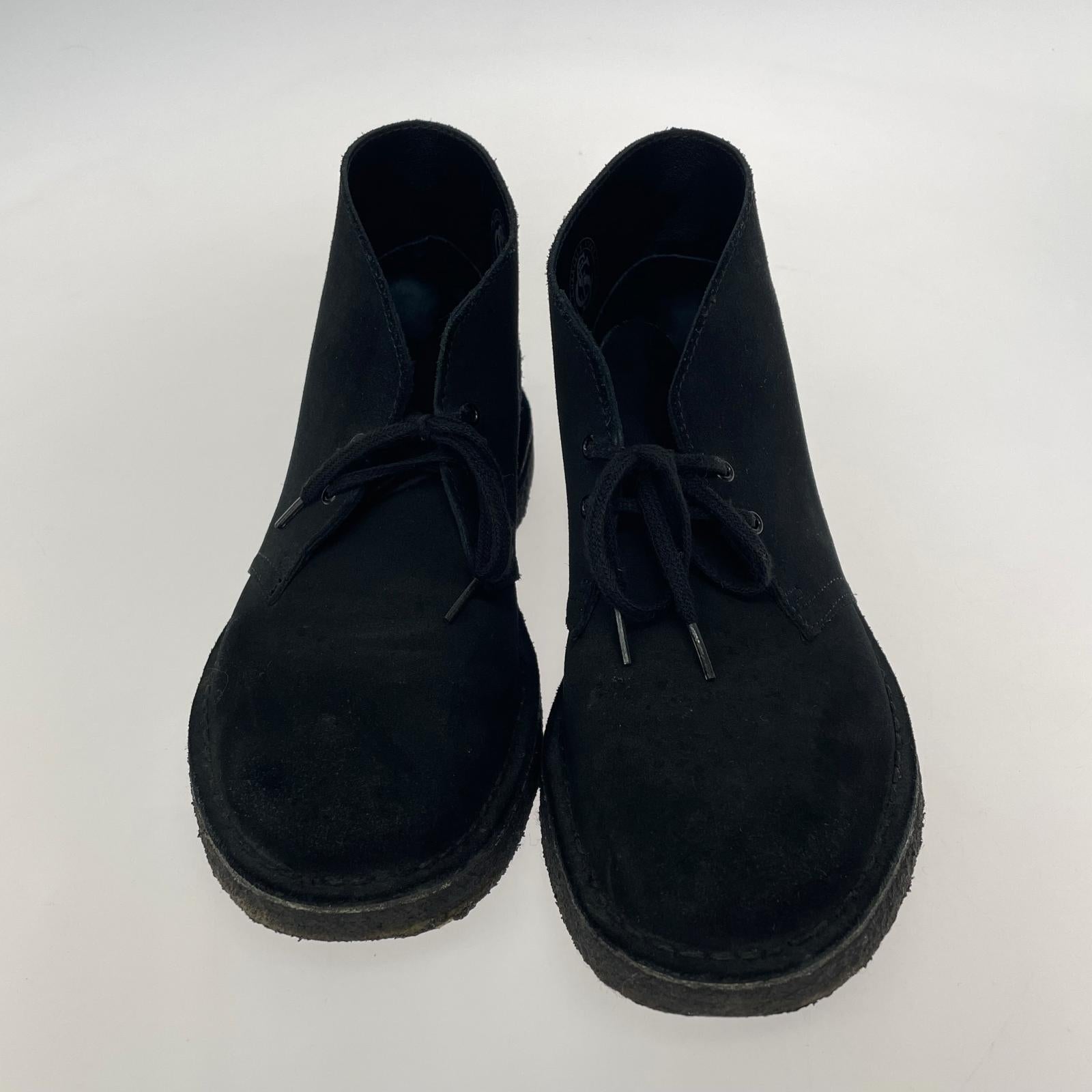 ブーツ Clarks Originals スエード デザートブーツ ブラック ブラック