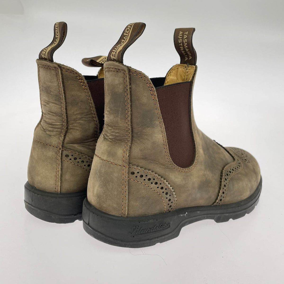 ブーツ Blundstone　ｳｨﾝｸﾞﾁｯﾌﾟ､ｻｲﾄﾞｺﾞｱ､UK6.5 ブラウン