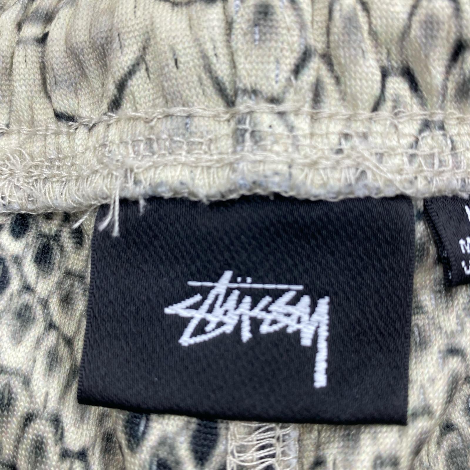 ショートパンツ メッシュショートスネークスキン M