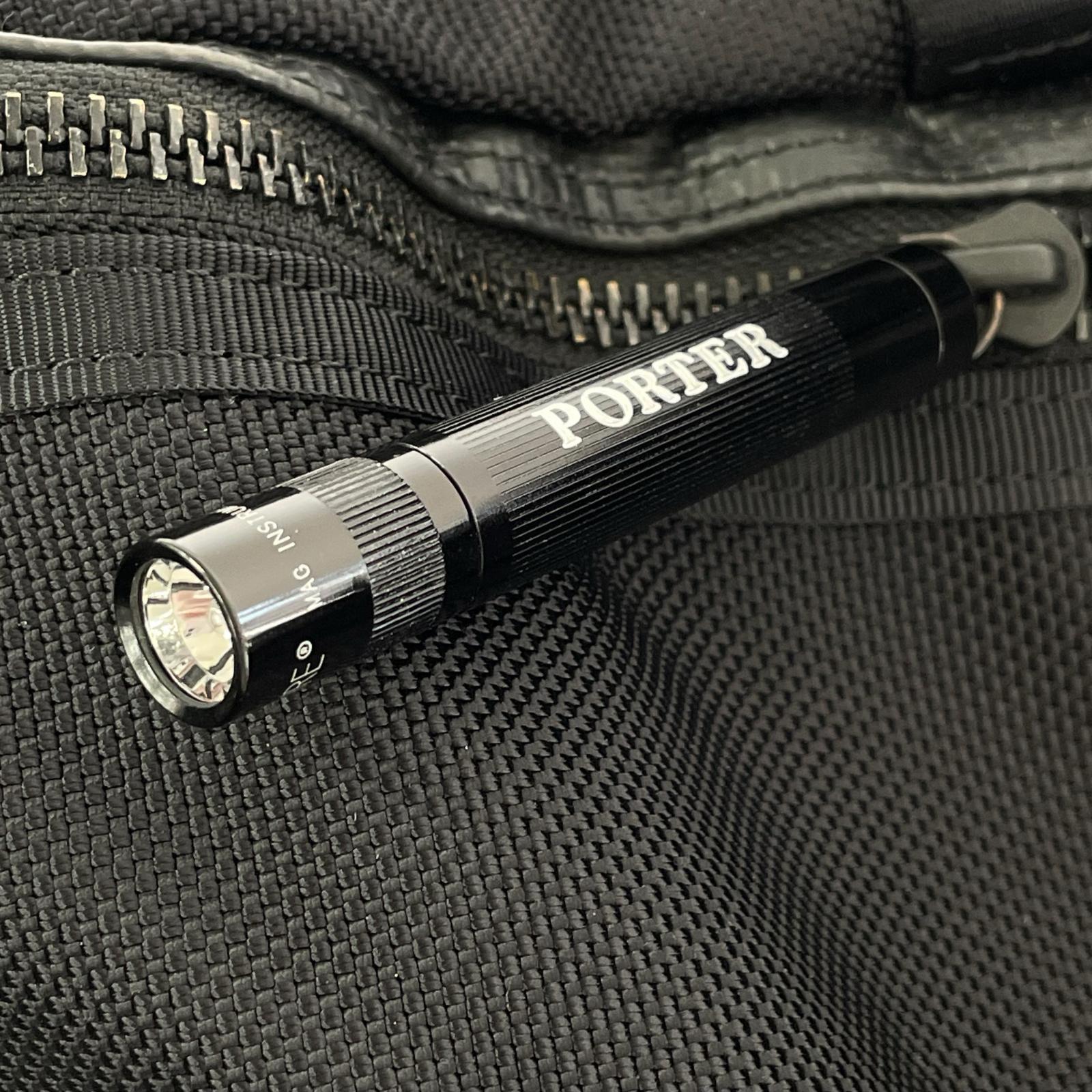 リュック・デイパック PORTER ヒート バックパック ※角キズ有 ブラック