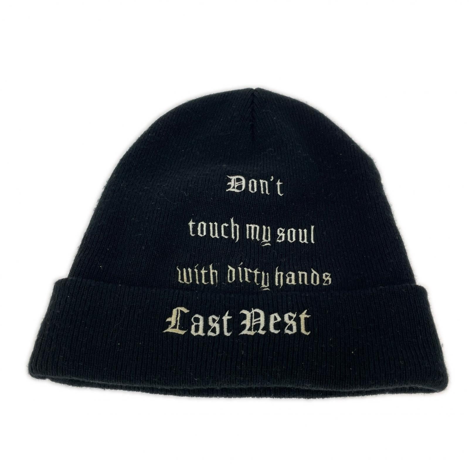 ニットキャップ last nest ブラック
