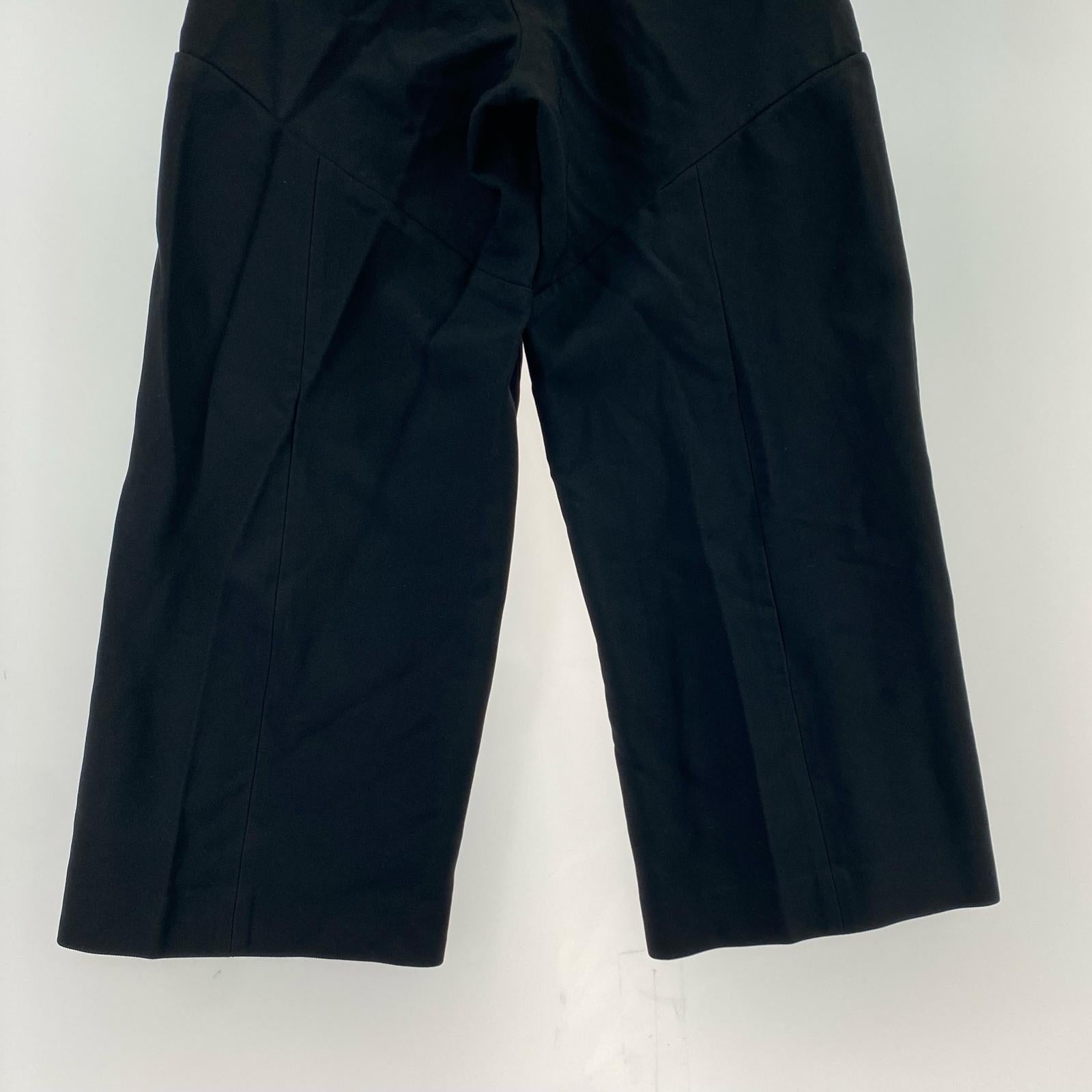 パンツ COMME des GARCONS 製品染 縮絨 ポリスラックス s ブラック S ブラック