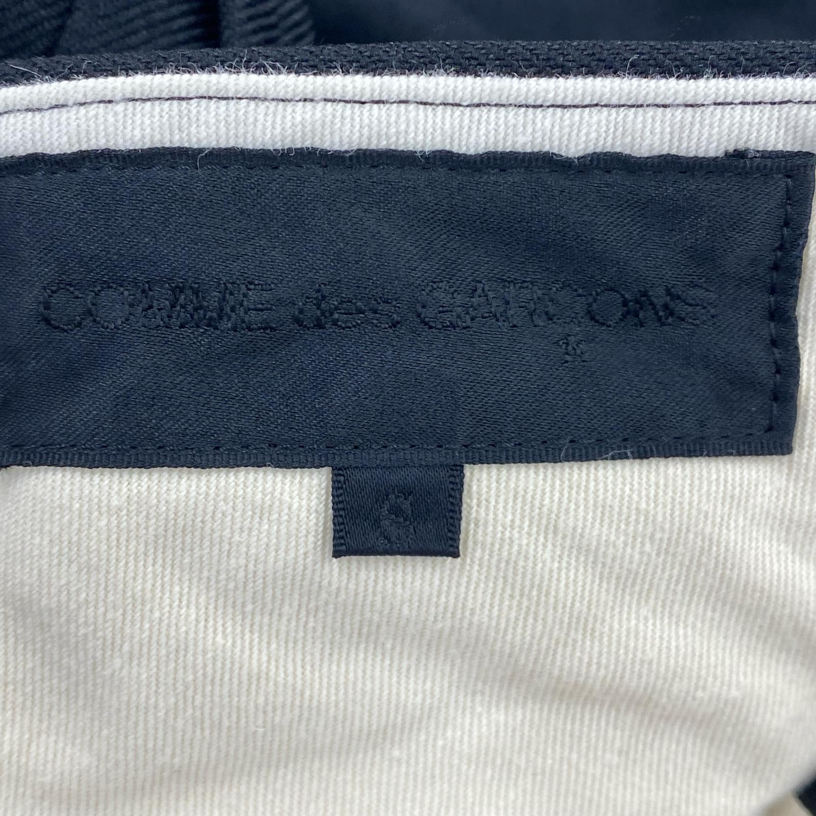 パンツ COMME des GARCONS 製品染 縮絨 ポリスラックス s ブラック S ブラック