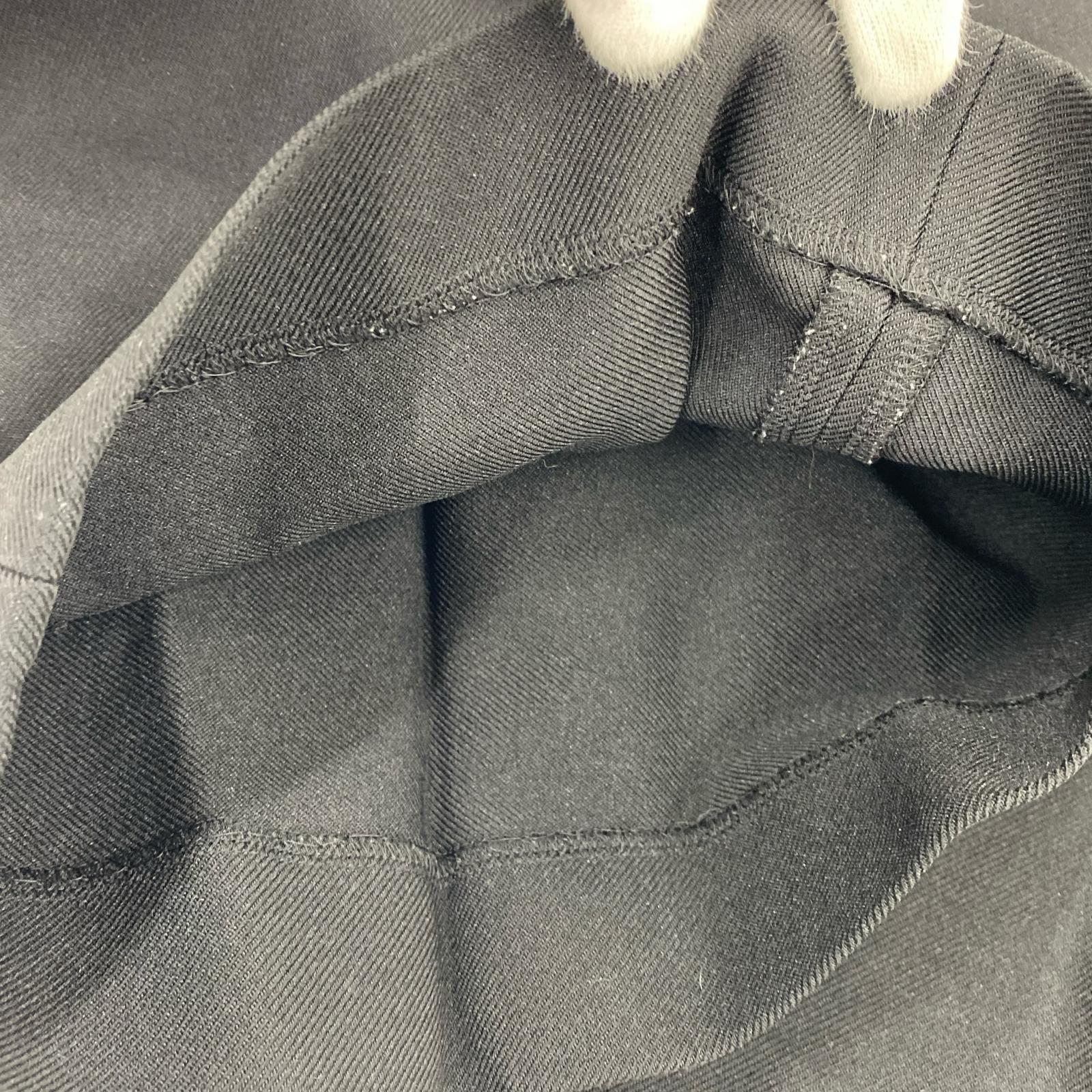 パンツ COMME des GARCONS 製品染 縮絨 ポリスラックス s ブラック S ブラック