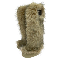 ブーツ YELLO HIMALAYA LONG BOOTS ファーロングブーツ M ベージュ M ベージュ