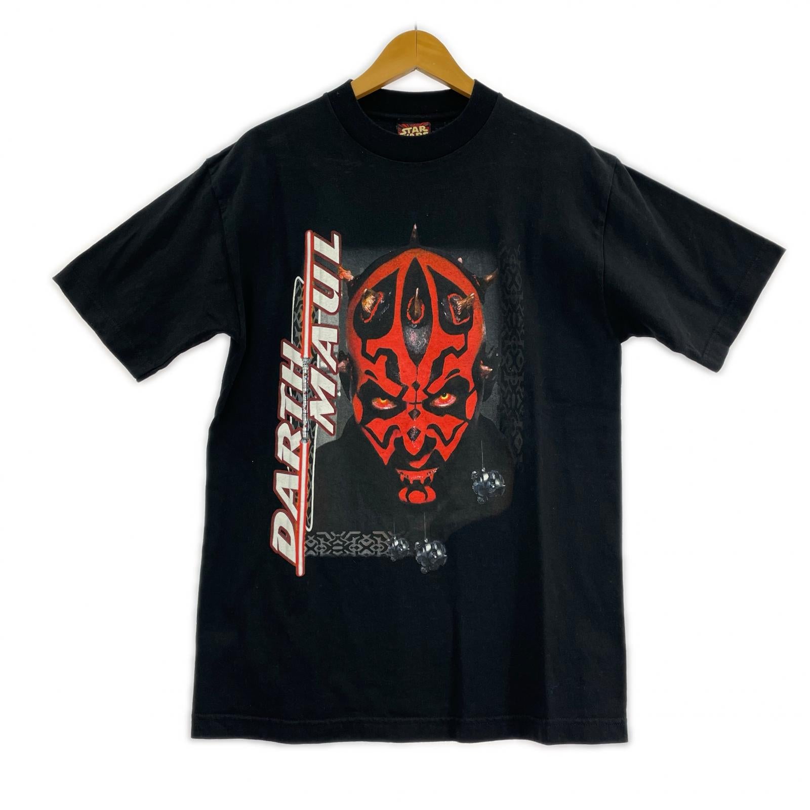 半袖Ｔシャツ 90s STAR WARS DARTH MAUL print tee ブラック