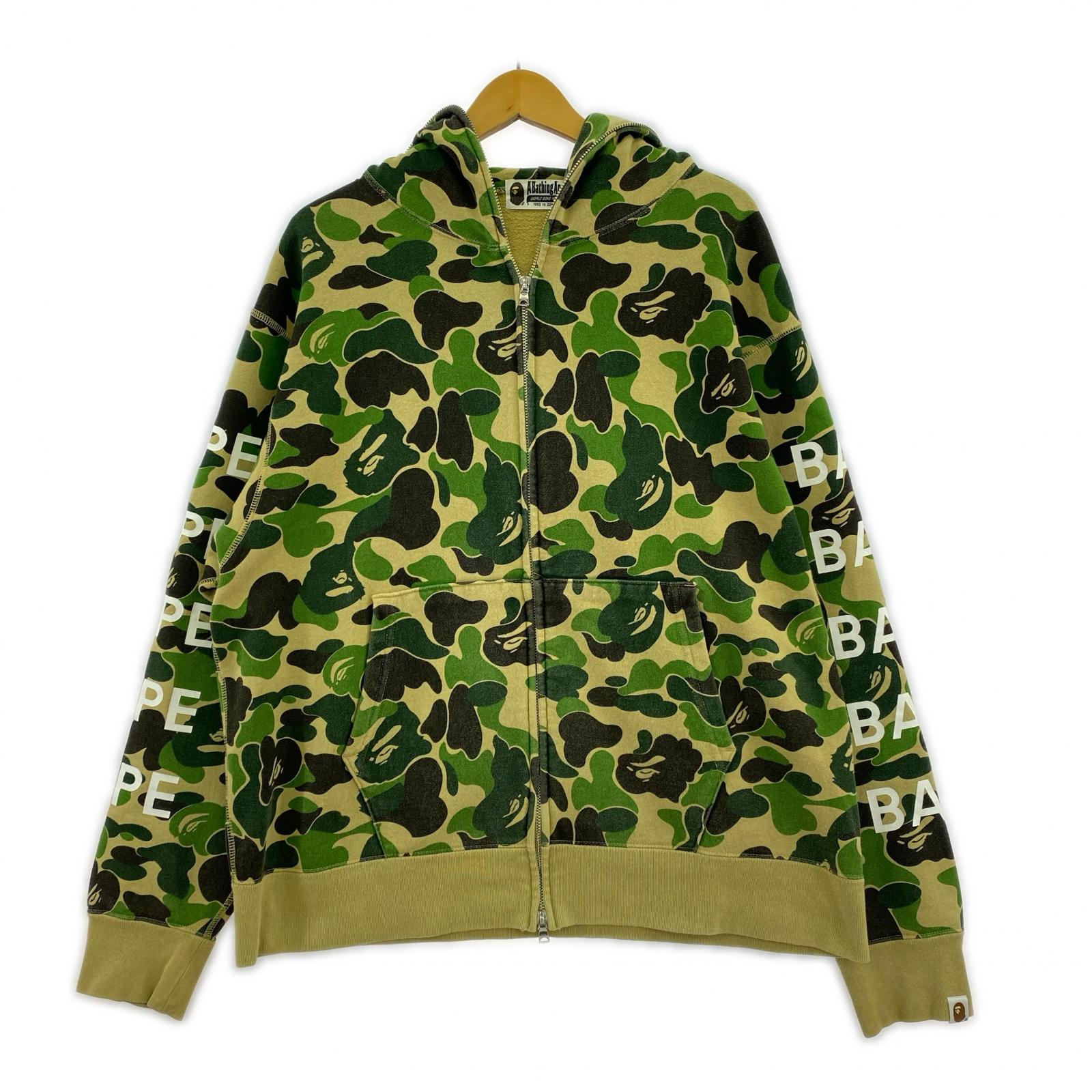 パーカー サルカモ柄 フルジップパーカー 001ZPH801014M (L) 迷彩 L