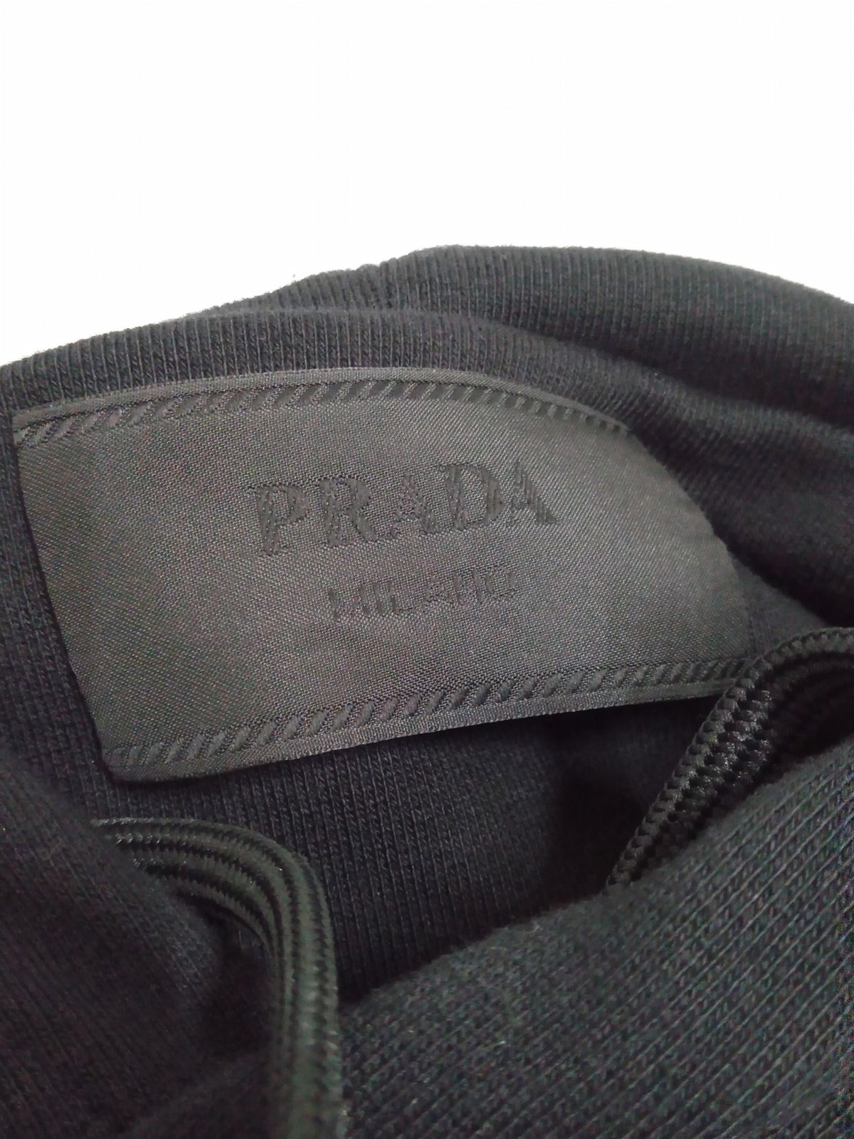 PRADA/ﾄﾗｲｱﾝｸﾞﾙﾛｺﾞ ﾅｲﾛﾝ切替 ﾌｰﾃﾞｨｰ M
