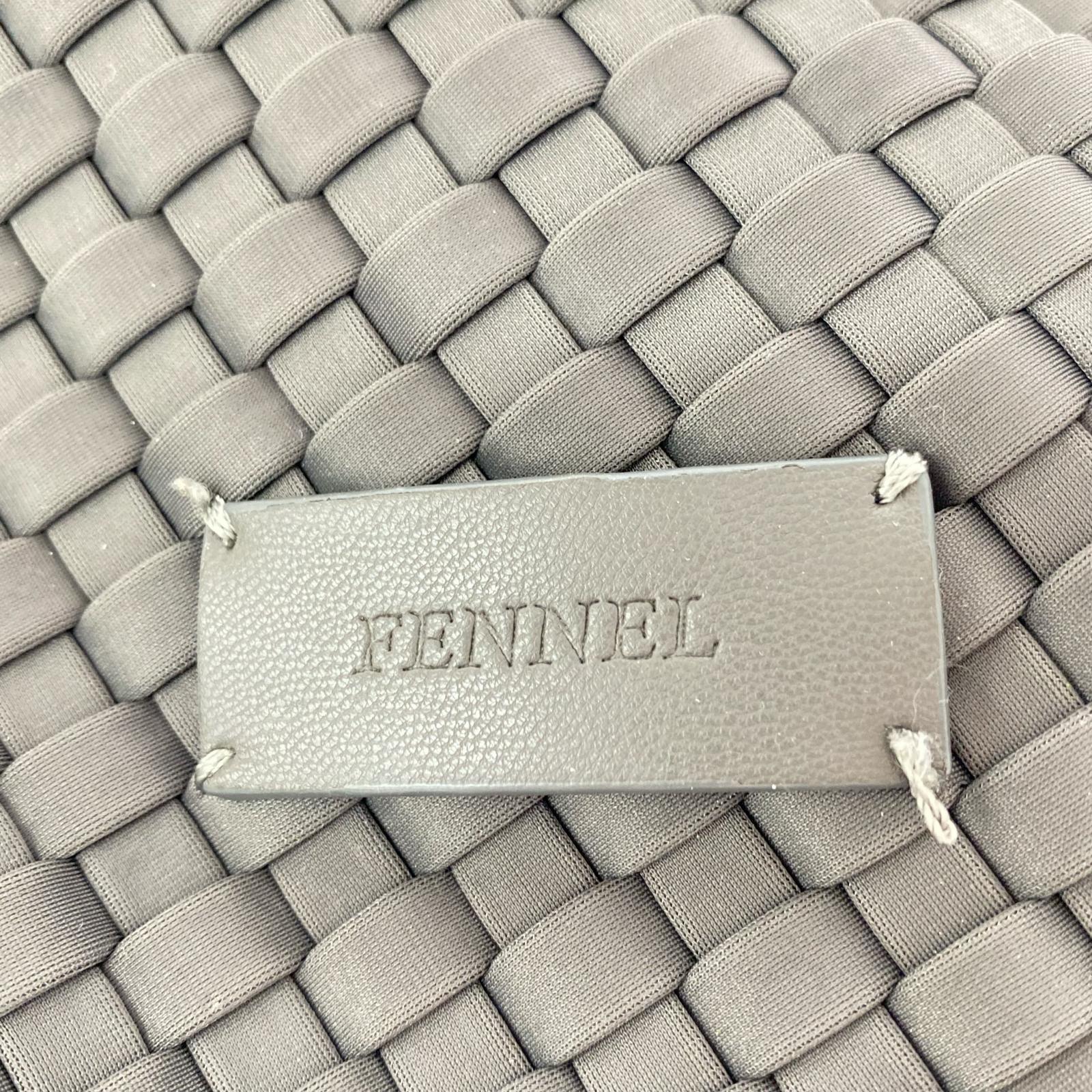 ハンドバッグ FENNEL ヤマダヤ 編み込みトートバッグ/グレー グレー