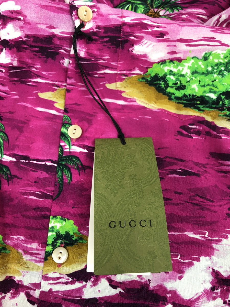 GUCCI Love Parade/アイランドプリントシャツ