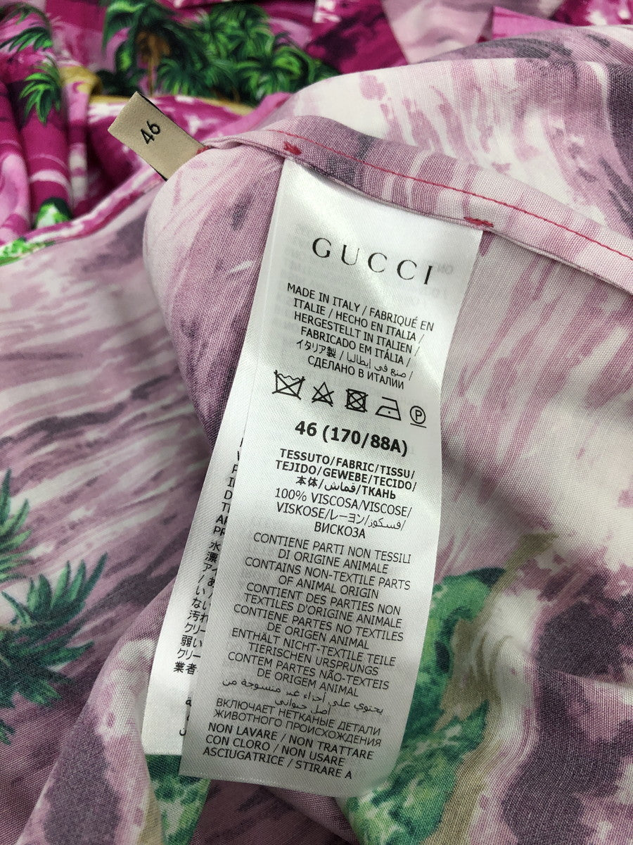 GUCCI Love Parade/アイランドプリントシャツ