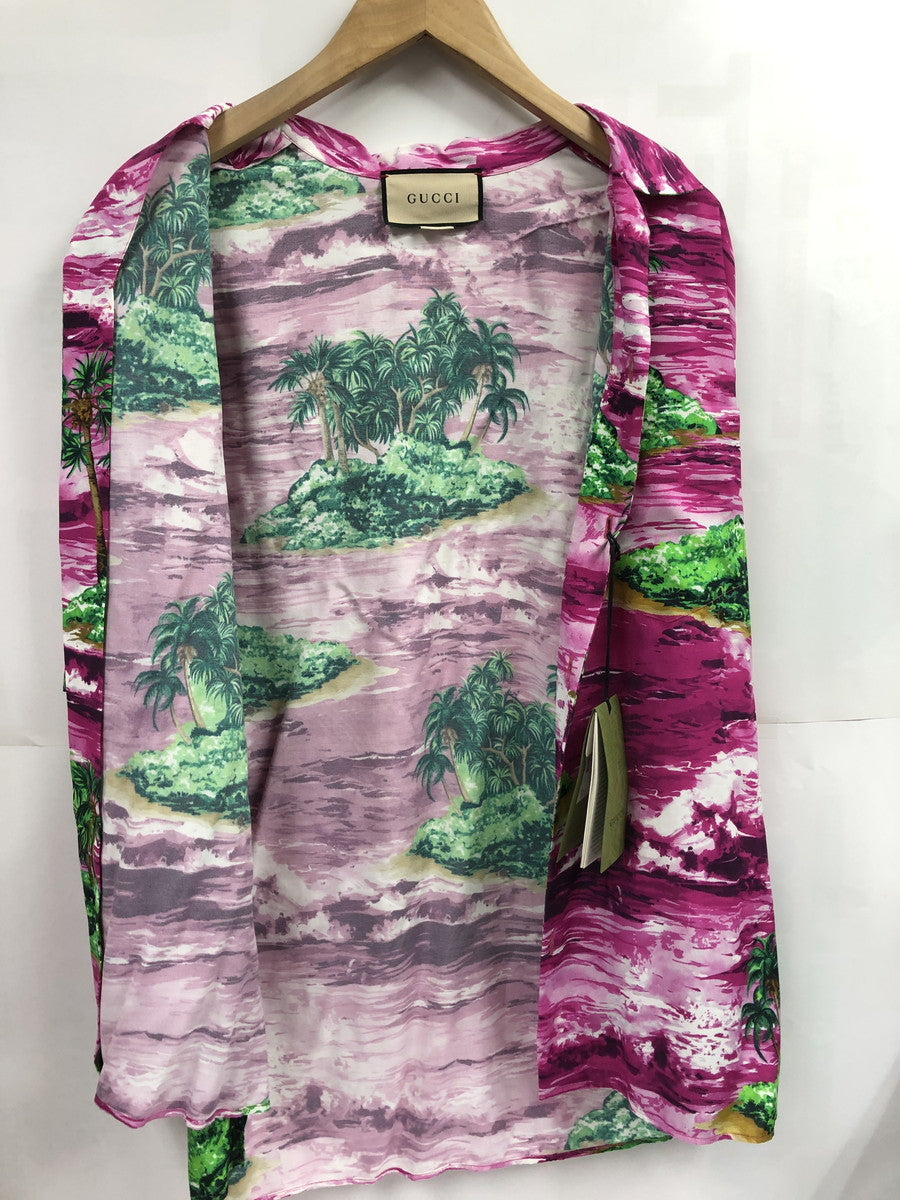 GUCCI Love Parade/アイランドプリントシャツ