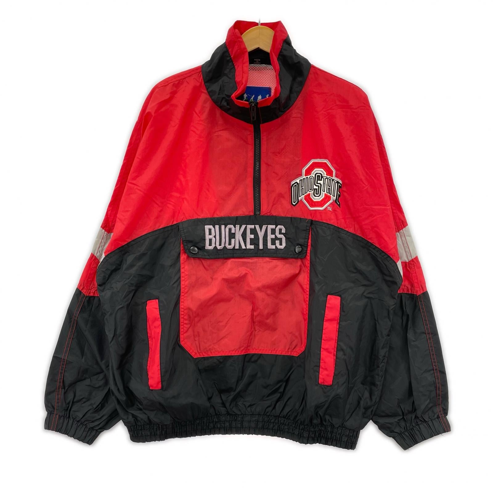 ジャケット 90s NCAA Ohio State Anorak Parka M
