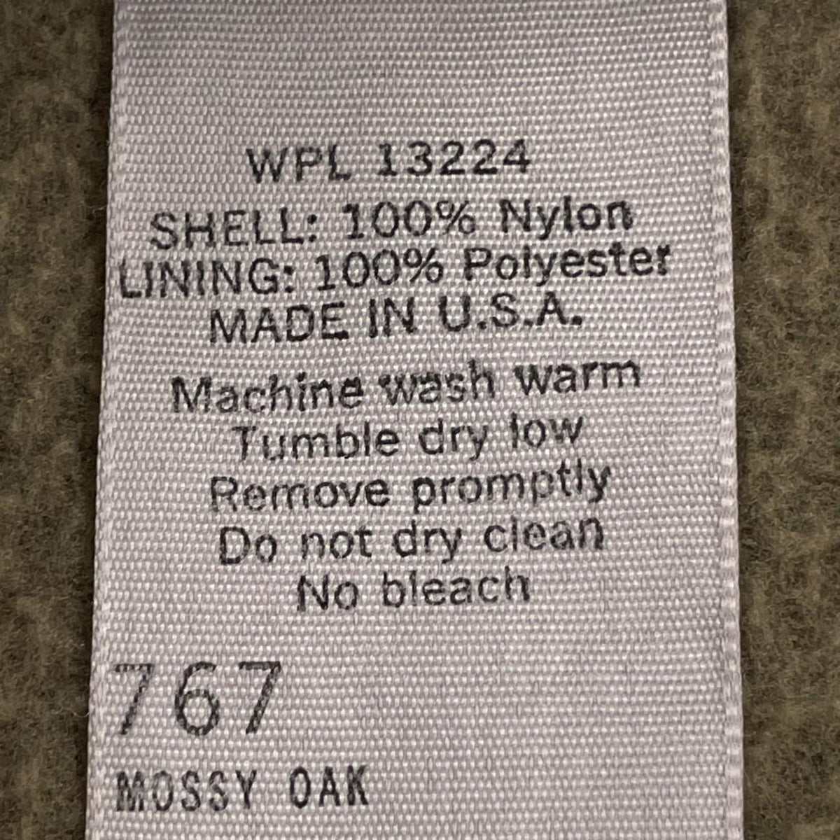ジャケット 767Mossy Oak Camo Fleece Hooded Jaket