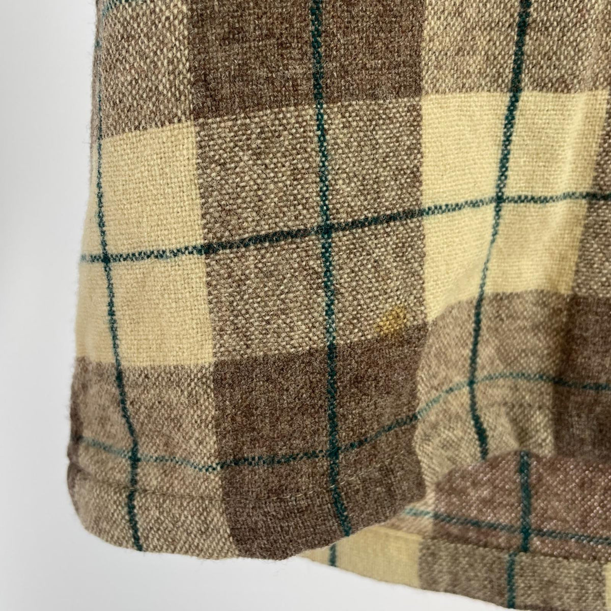 長袖シャツ 50s DON JUAN オープンカラー ウール チェック M M