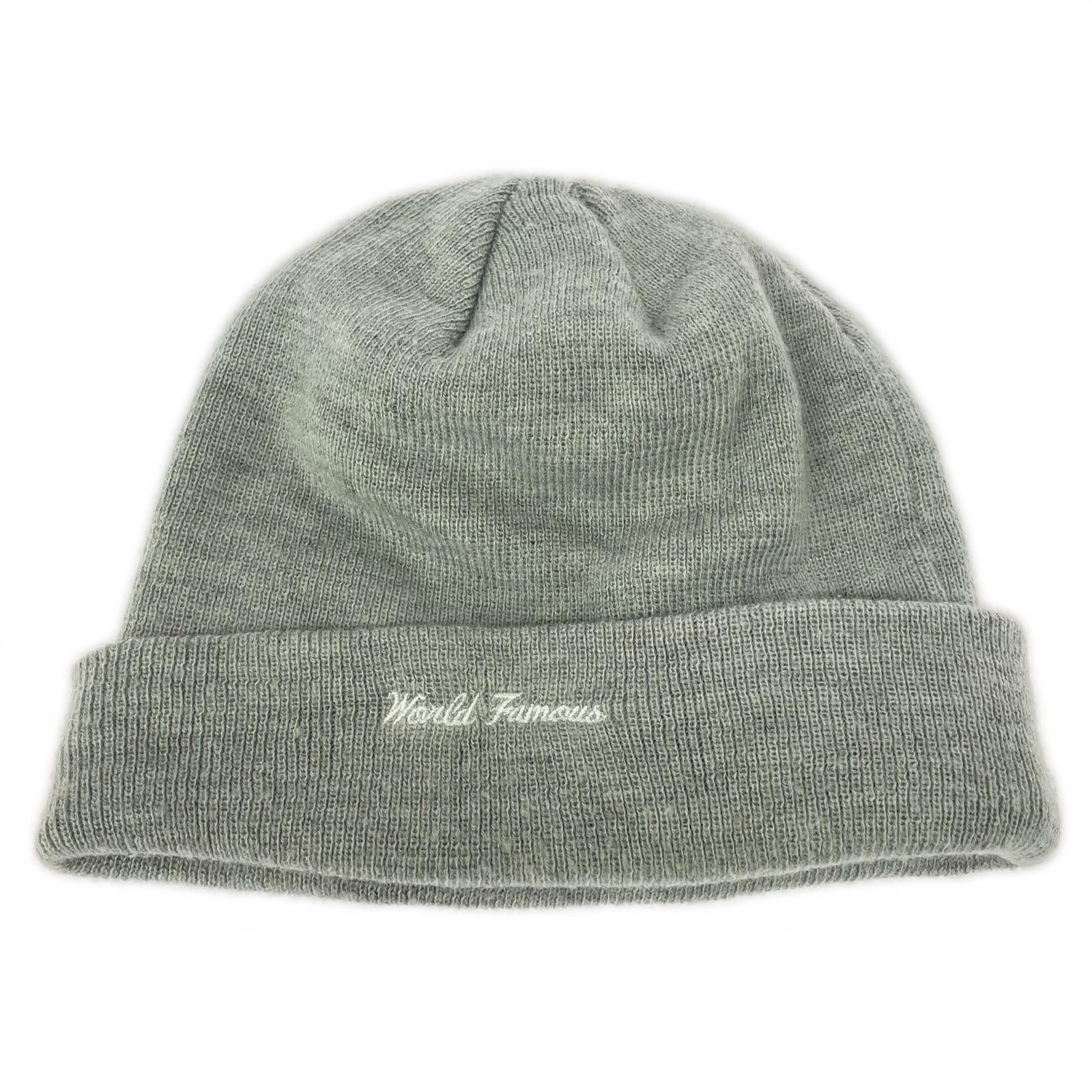 ニットキャップ × New Era 19AW Box Logo Beanie グレー