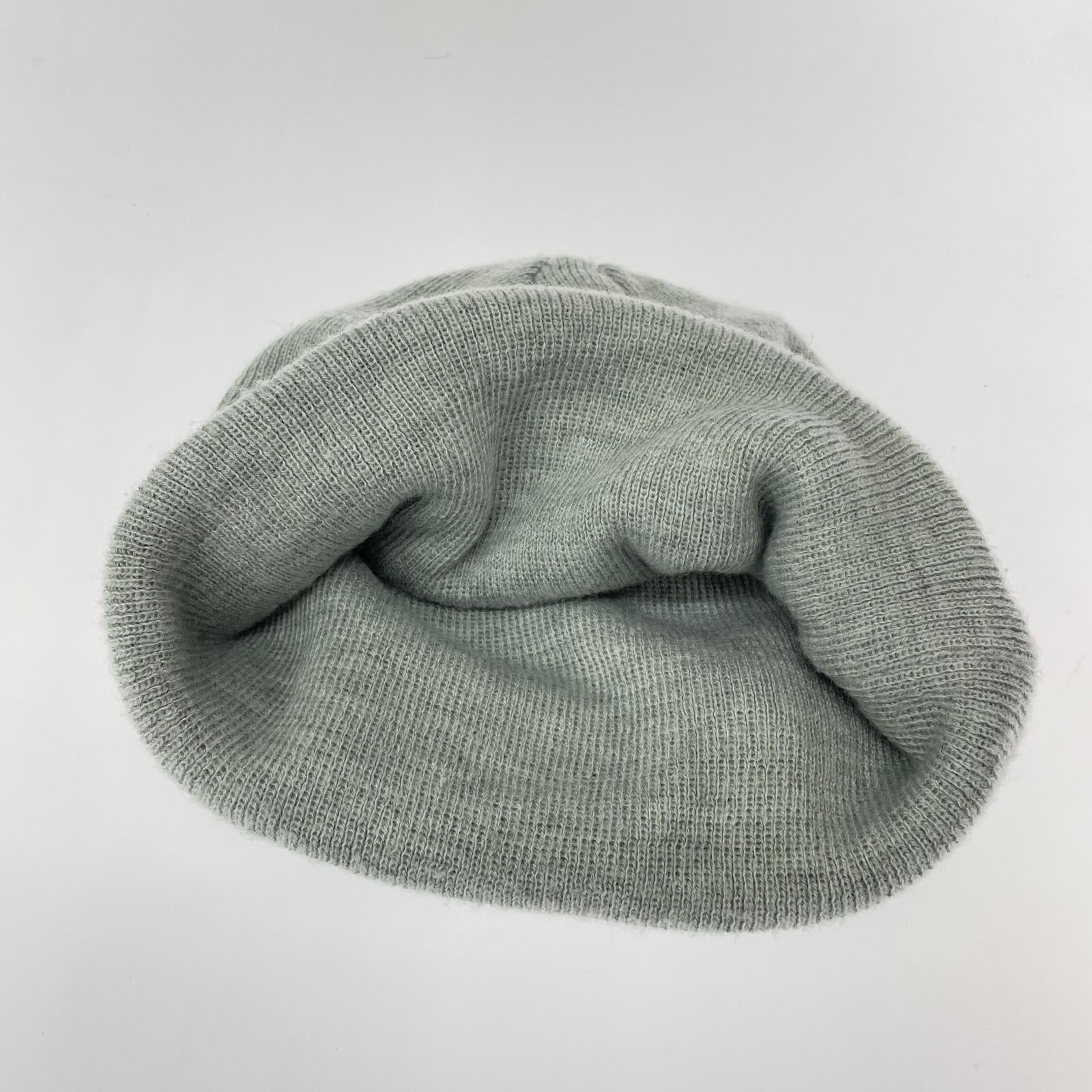 ニットキャップ × New Era 19AW Box Logo Beanie グレー