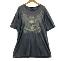 半袖Ｔシャツ 2011 Harley-Davidson スカルプリントS/Sカットソー グレー