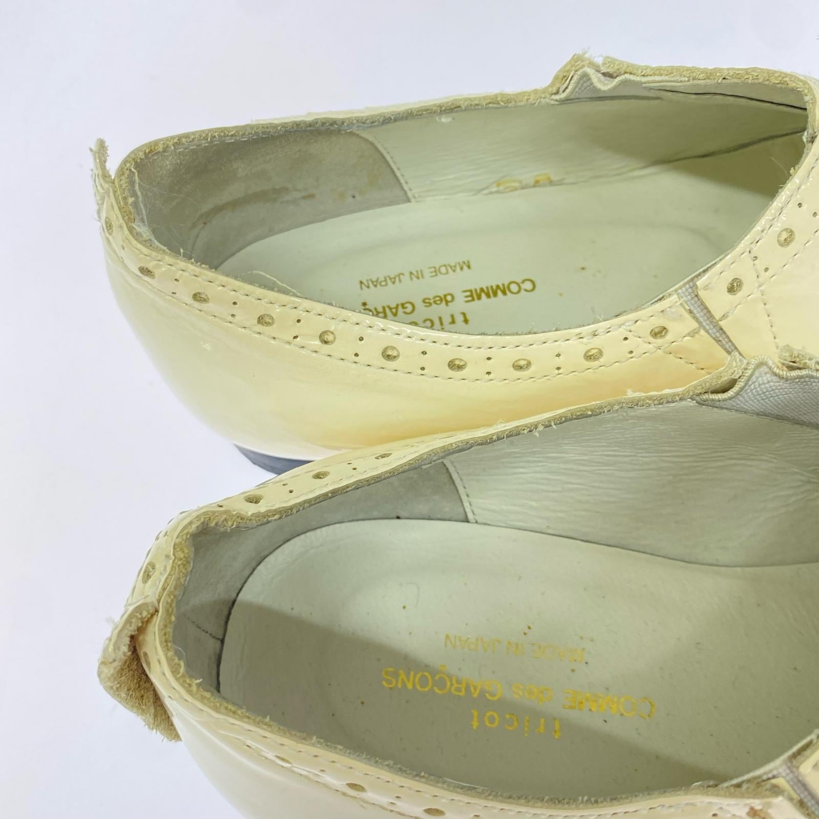 シューズ COMME des GARCONS スリッポン 白 （23） ホワイト