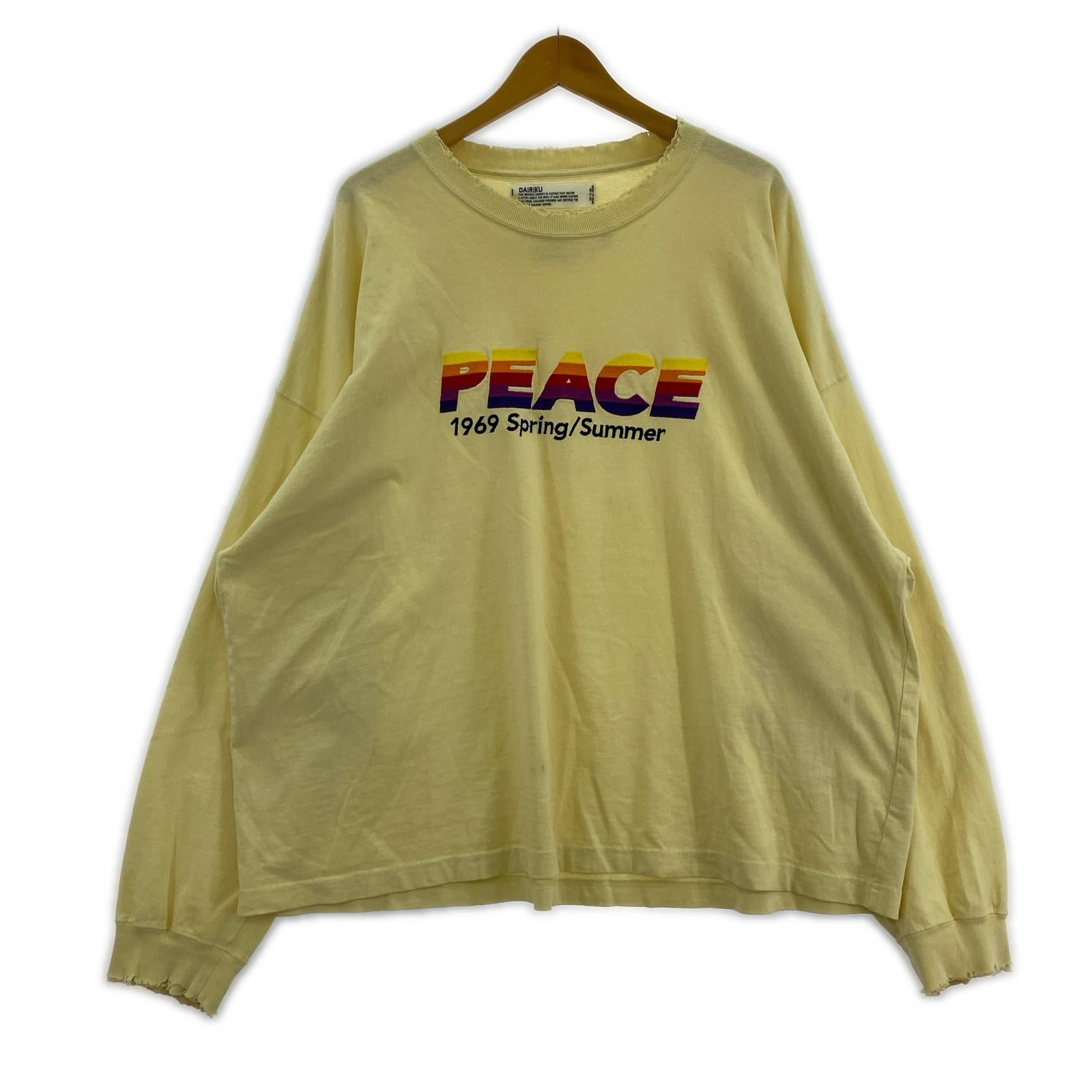 長袖Ｔシャツ PEACE Vintage Long Sleeve Tee