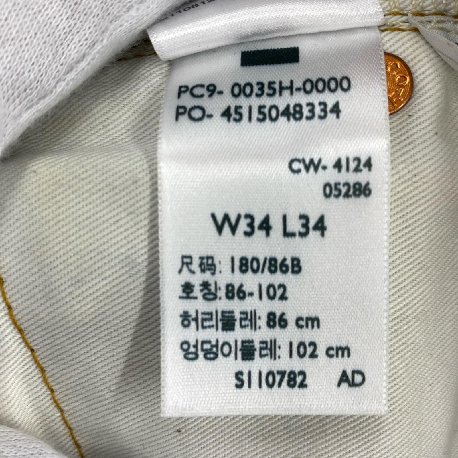 デニムパンツ ×levi's　2025SS　インディゴ　W34 3 ネイビー