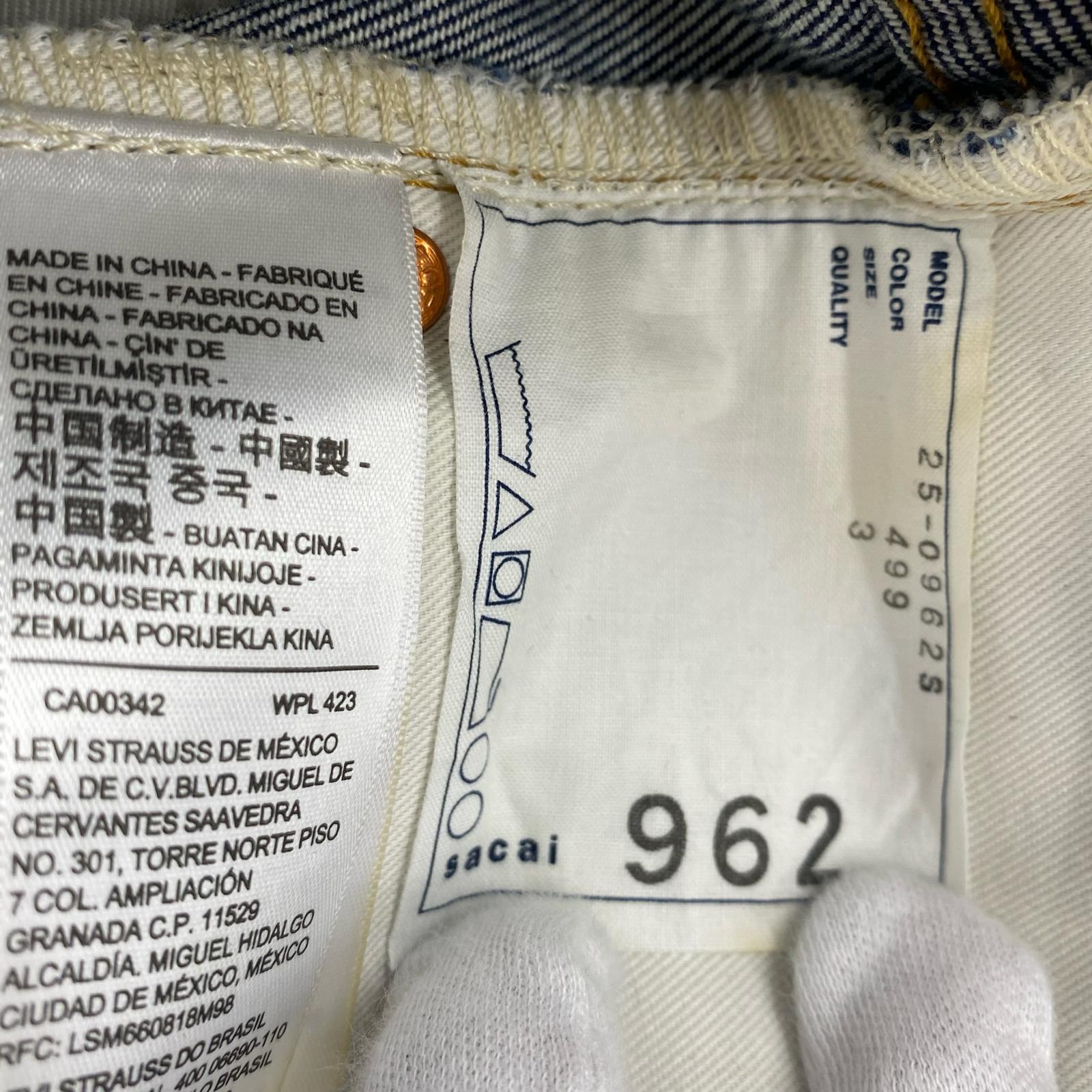 デニムパンツ ×levi's　2025SS　インディゴ　W34 3 ネイビー