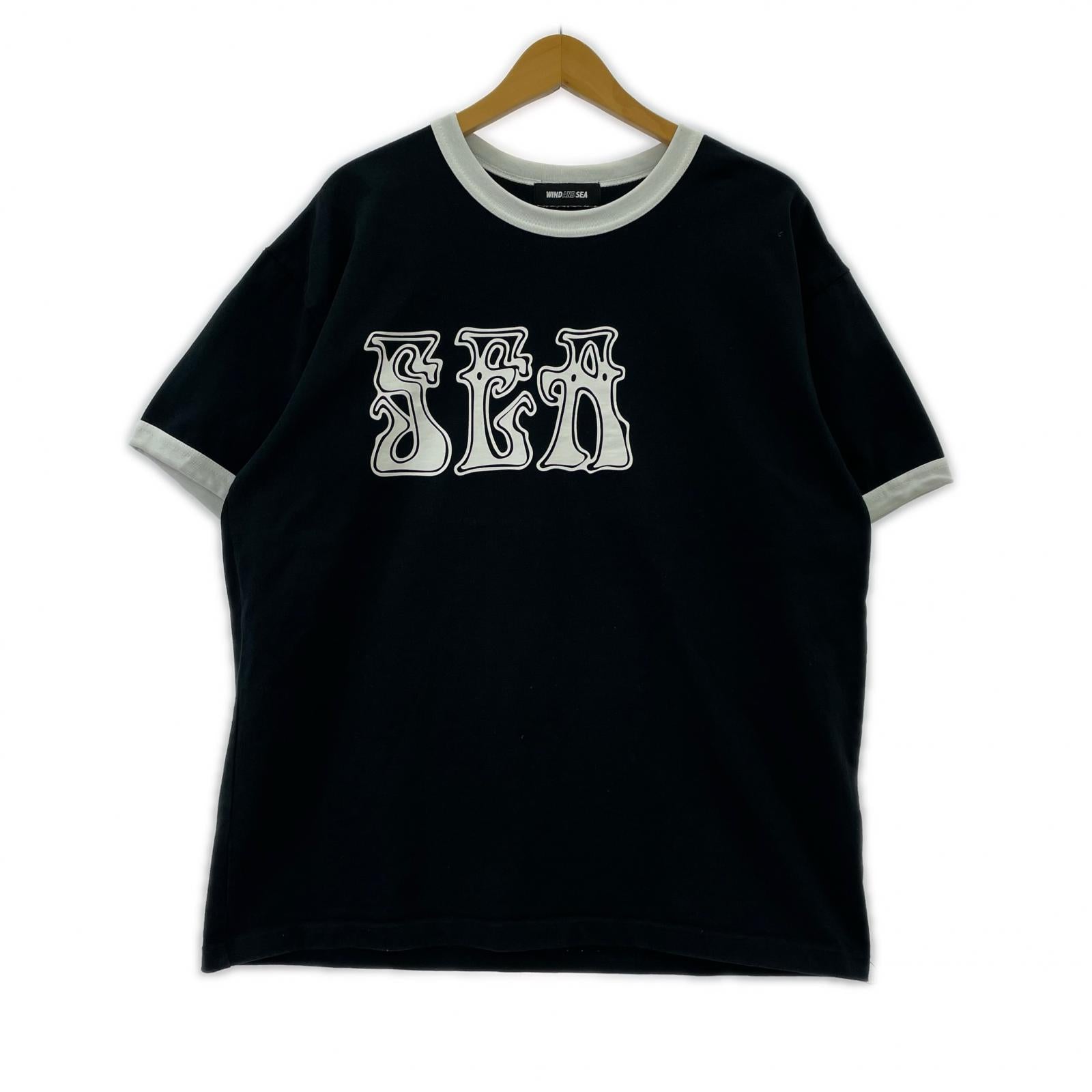 半袖Ｔシャツ BLACK リンガー L ブラック