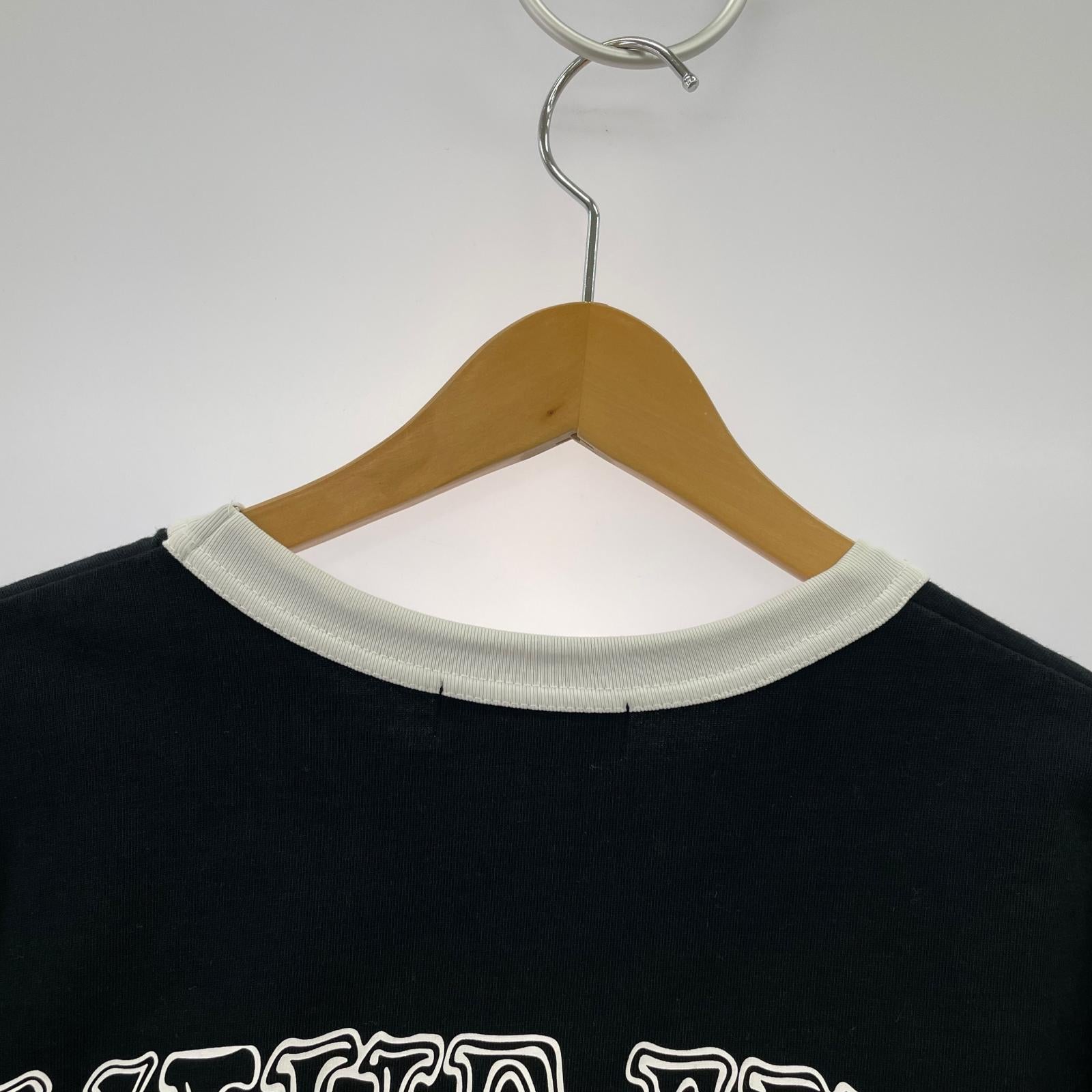 半袖Ｔシャツ BLACK リンガー L ブラック
