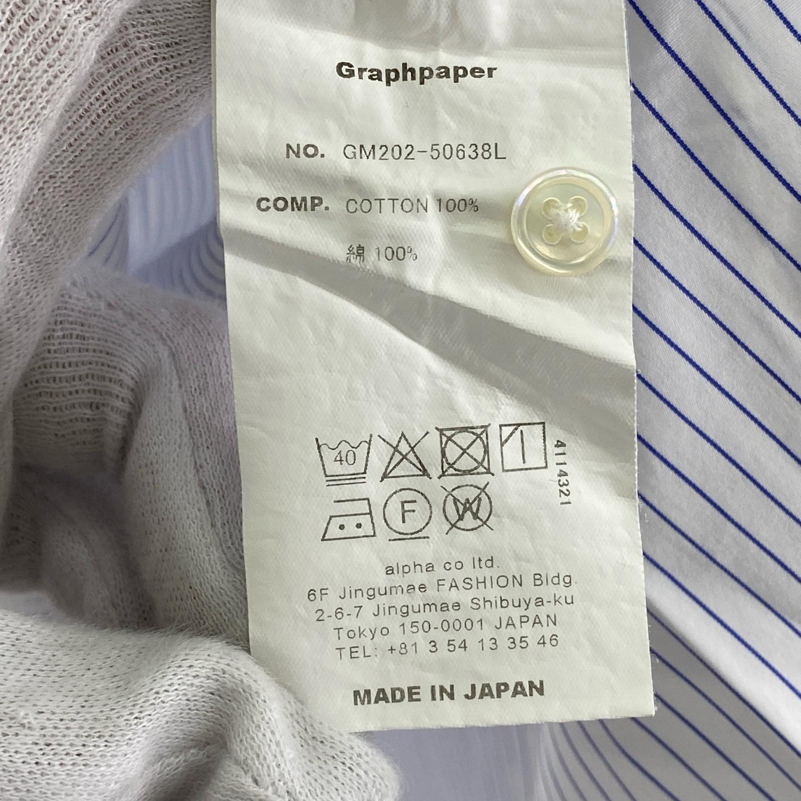 長袖シャツ THOMAS MAISON生地 ストライプシャツ フリー