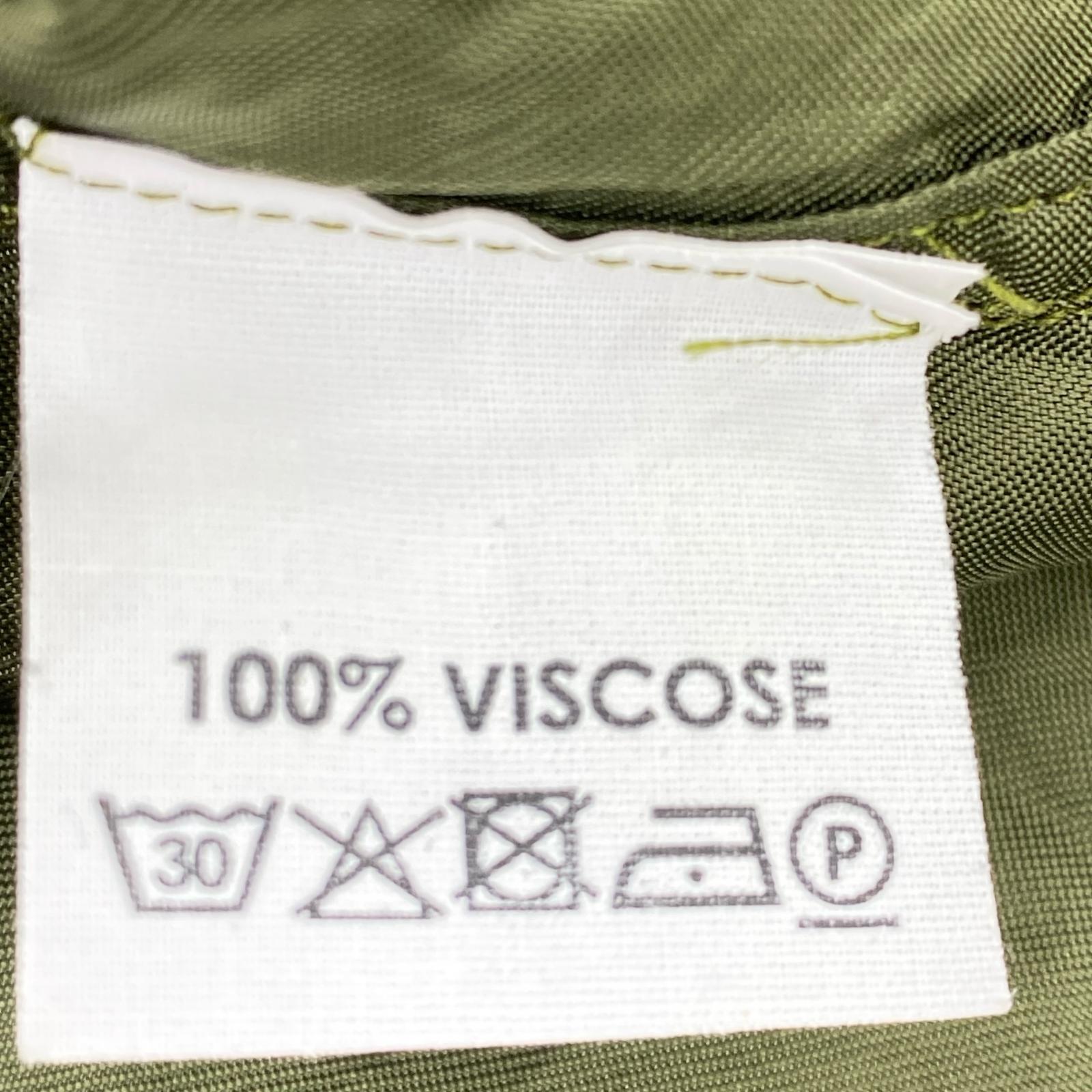 半袖シャツ DRIES VAN NOTEN ビスコーズ 2トーンS/Sオープンカラーシャツ 48