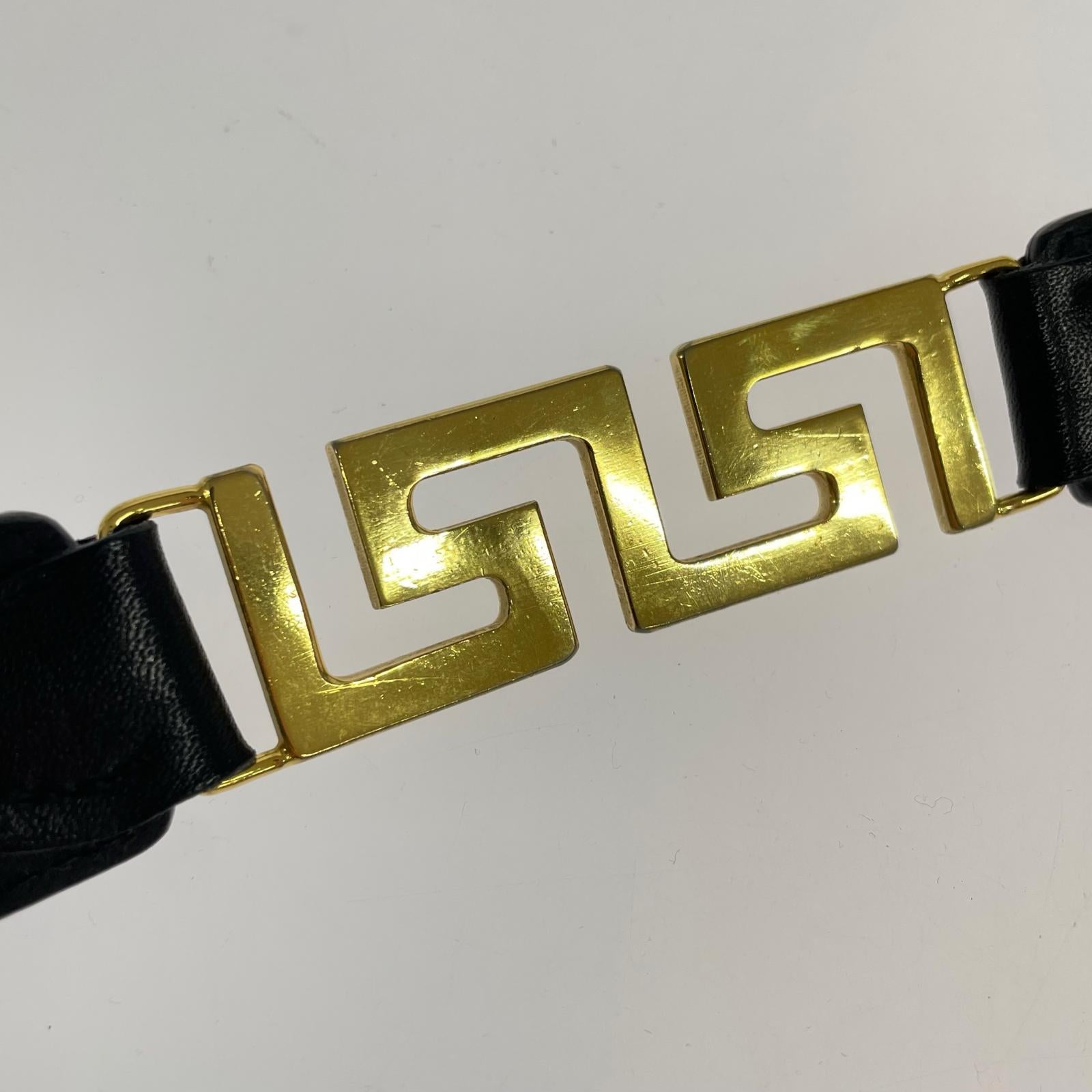 その他アクセサリー グレカチェーン ベルト ブラック