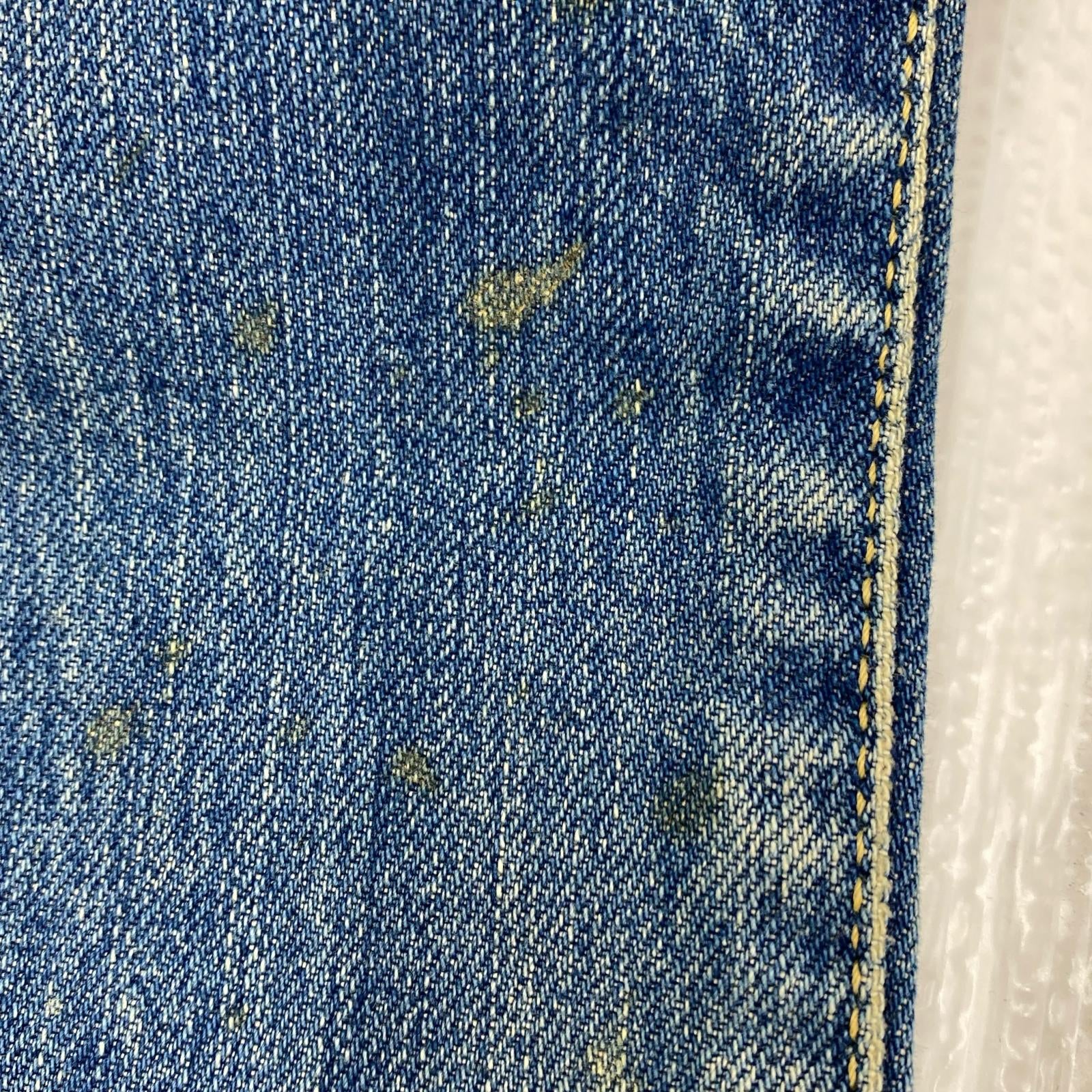 デニムパンツ HYSTERIC GLAMOUR 加工スタッズデニムパンツ 32 ブルー