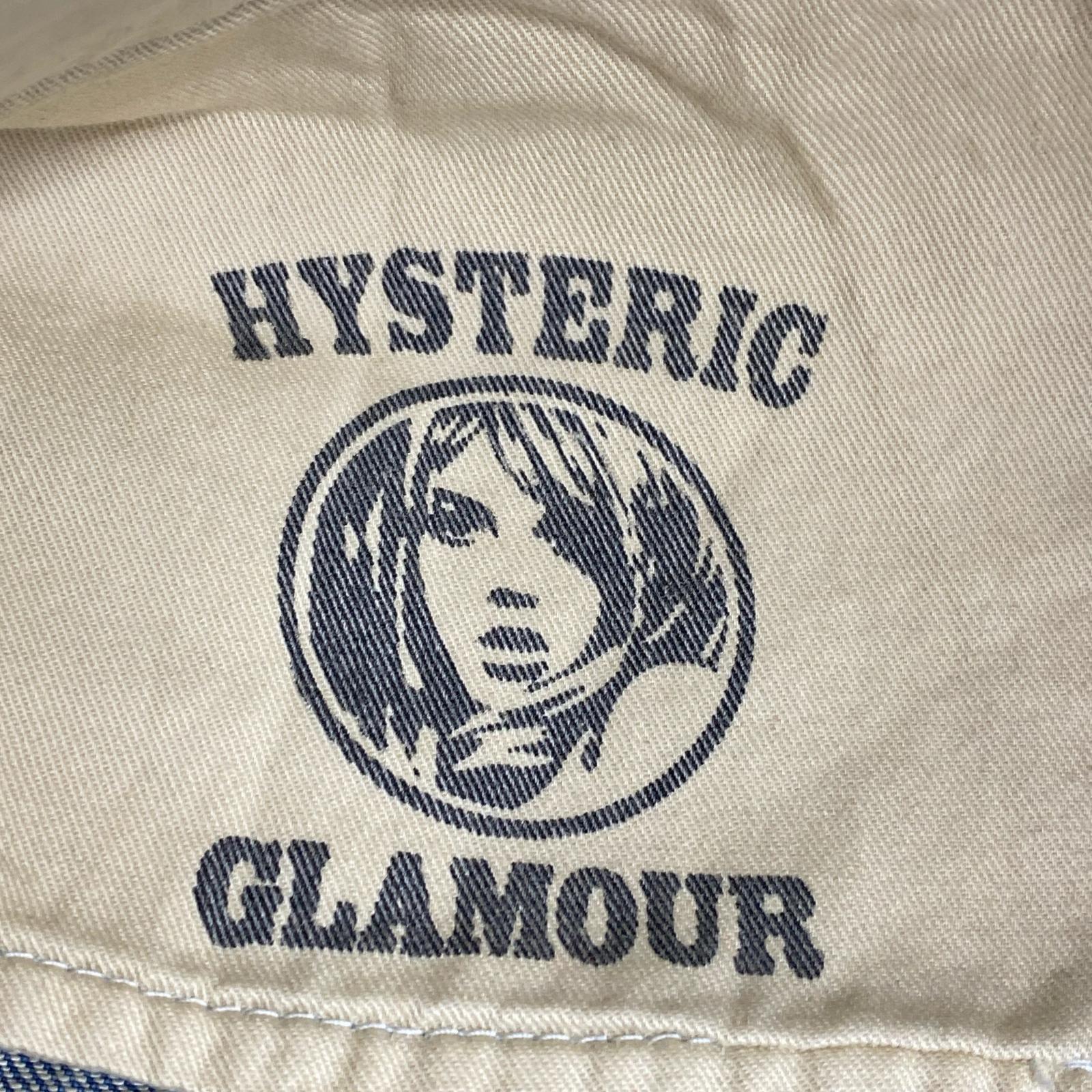 デニムパンツ HYSTERIC GLAMOUR 加工スタッズデニムパンツ 32 ブルー
