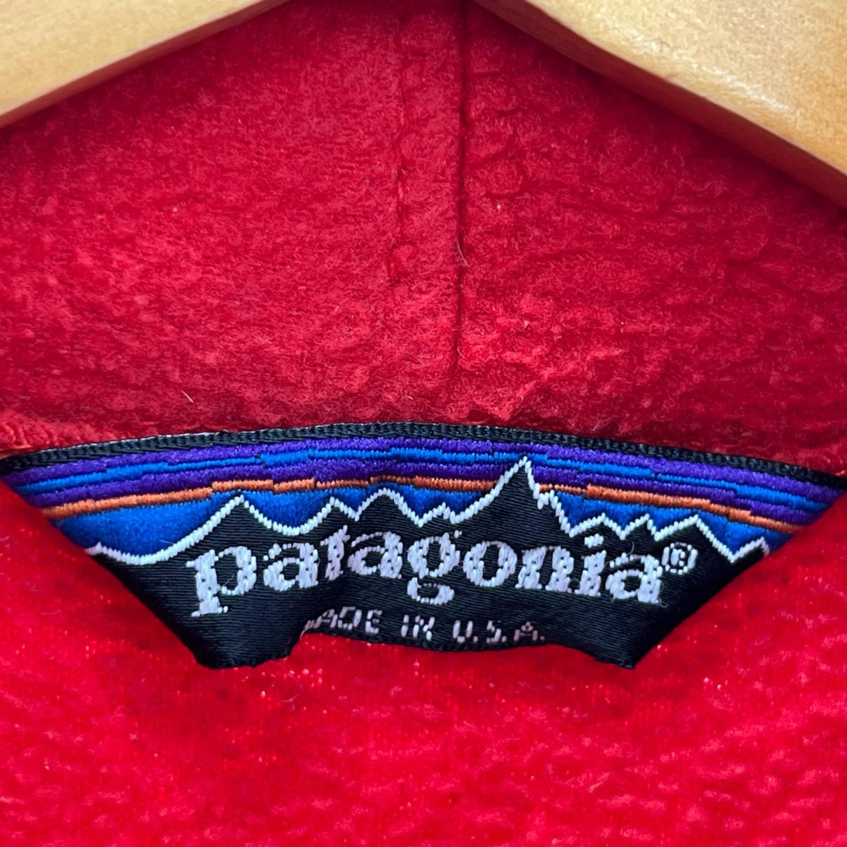 ジャケット 80s USA製 Full Zip Fleece RED L L