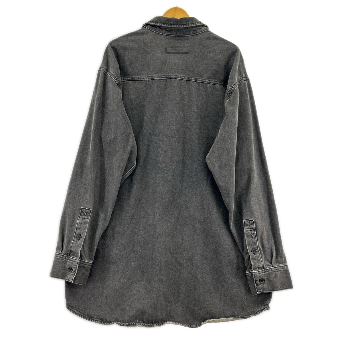 長袖シャツ ESSENTIALS FEAR OF GOD Long Sleeve Denim Shirt 186BT212011F 黒 (S) S ブラック
