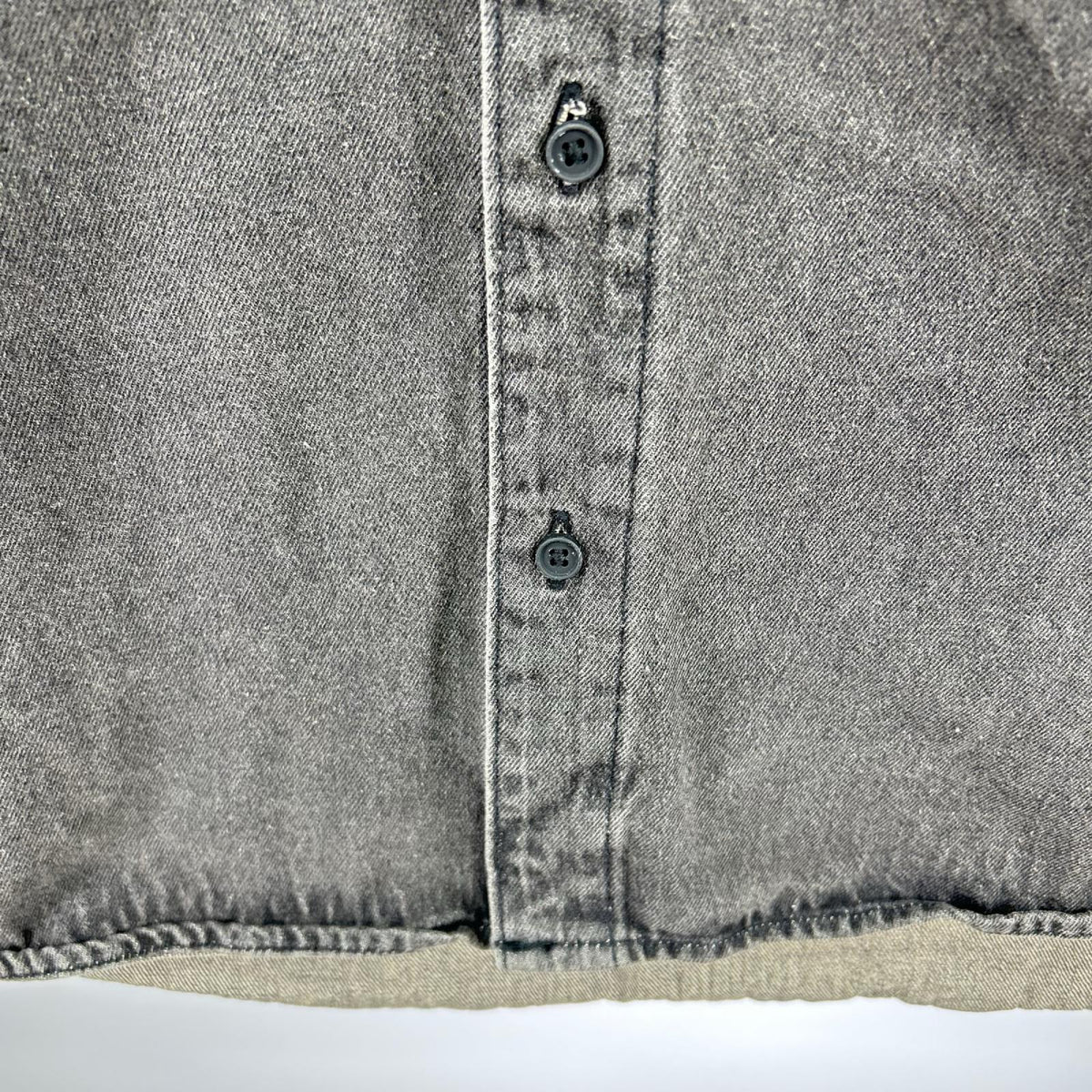 長袖シャツ ESSENTIALS FEAR OF GOD Long Sleeve Denim Shirt 186BT212011F 黒 (S) S ブラック