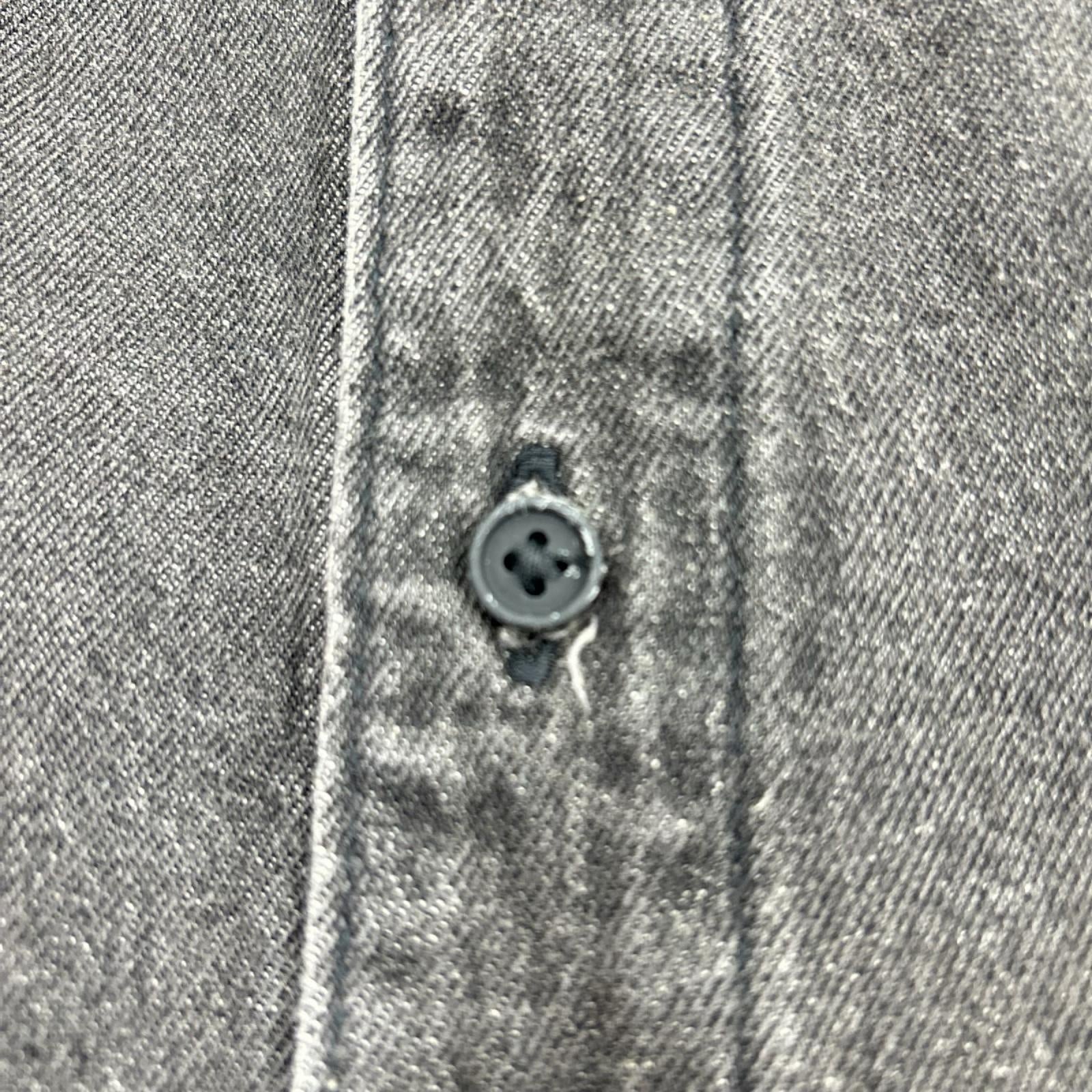 長袖シャツ ESSENTIALS FEAR OF GOD Long Sleeve Denim Shirt 186BT212011F 黒 (S) S ブラック