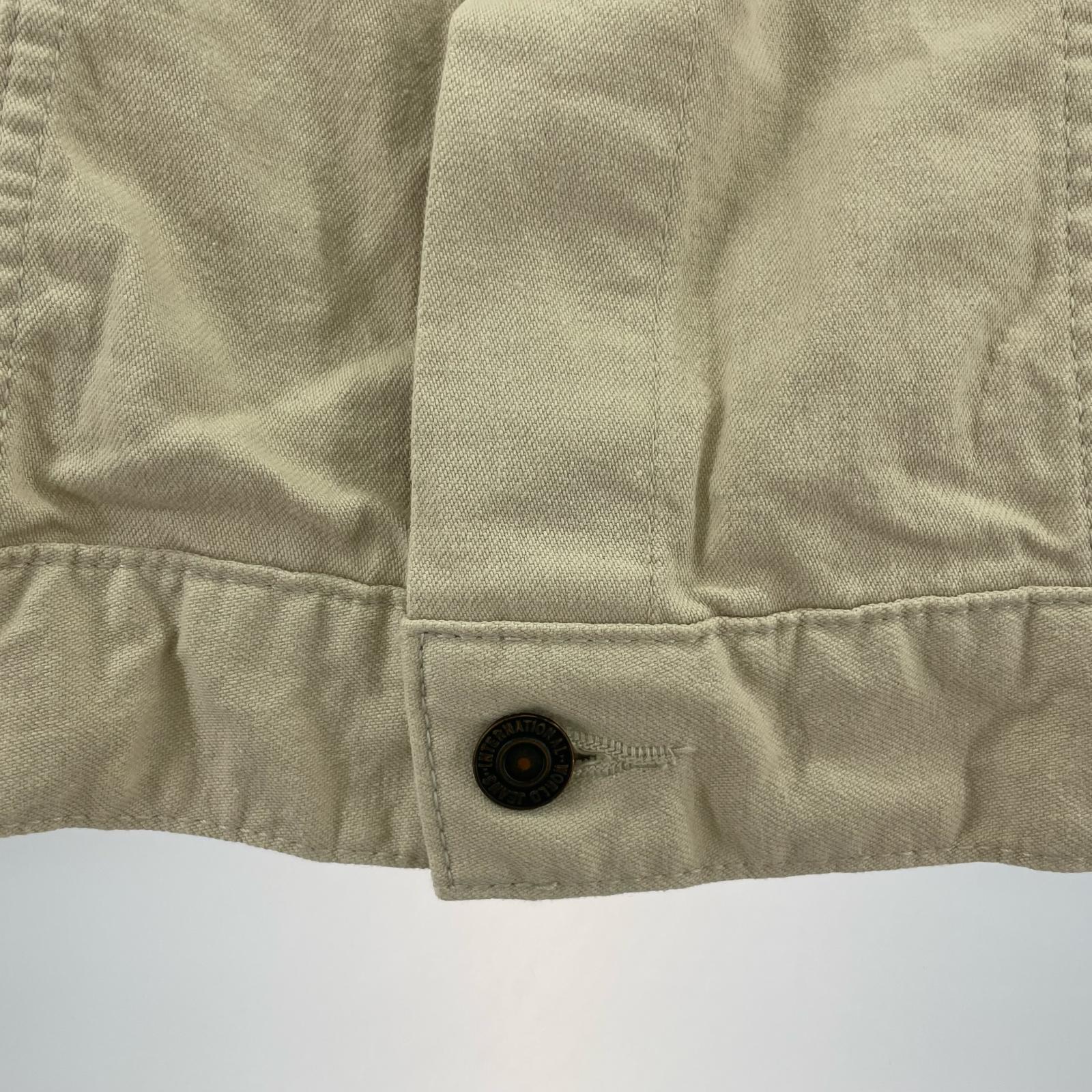 デニムジャケット Le meilleur Cotton twill 70505 ベージュ