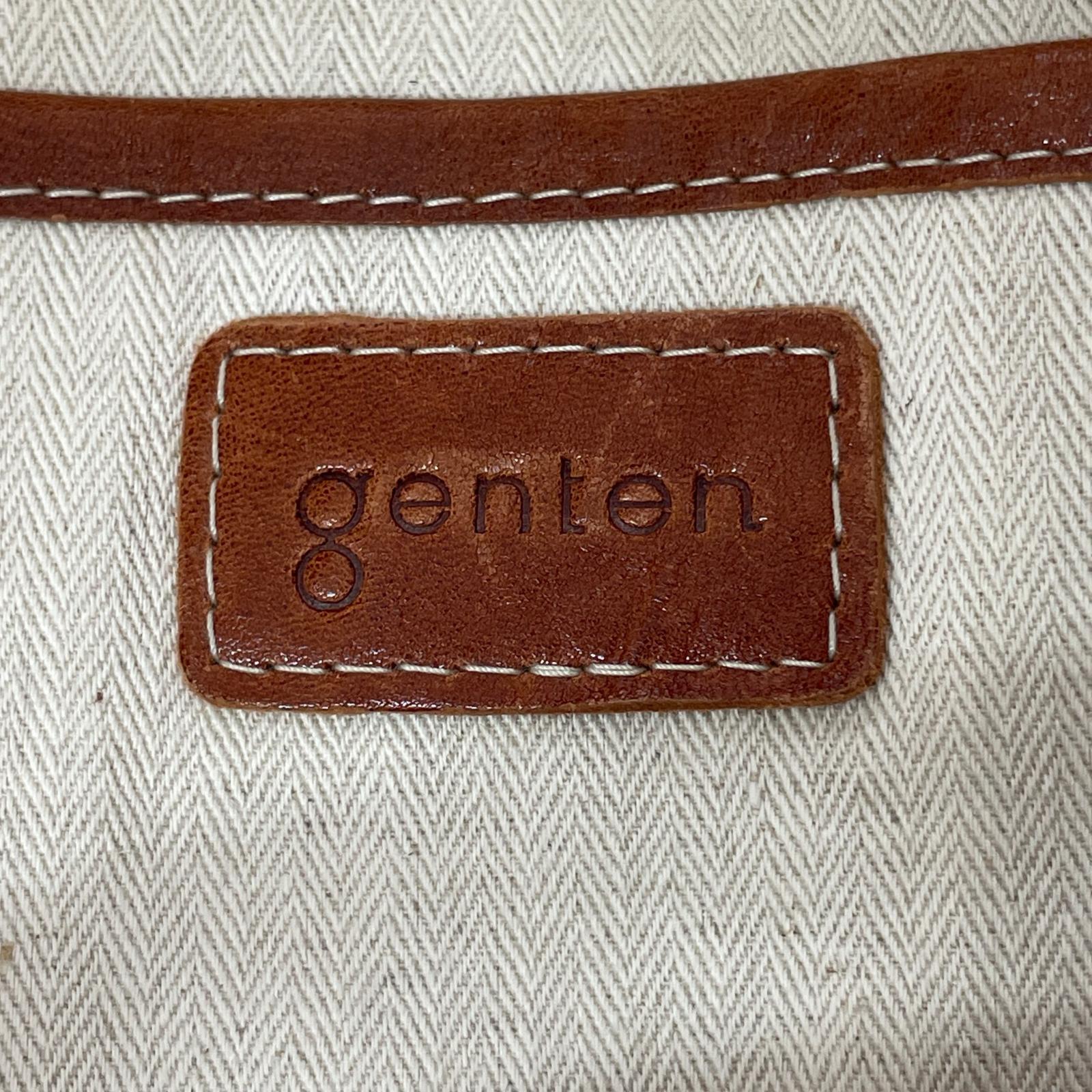 トートバッグ GENTEN　トート　レザー　赤茶系 ブラウン