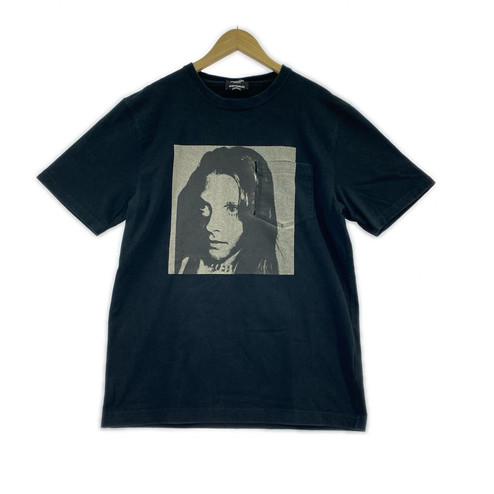 半袖Ｔシャツ Calvin Klein×ANDY WARHOL プリントTee M ブラック M ブラック